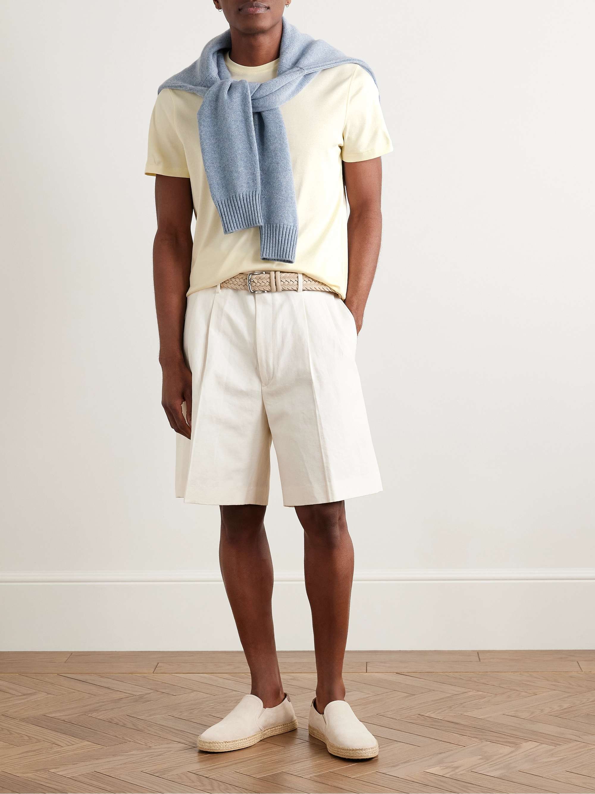 Slim-Fit Cotton-Interlock T-Shirt view