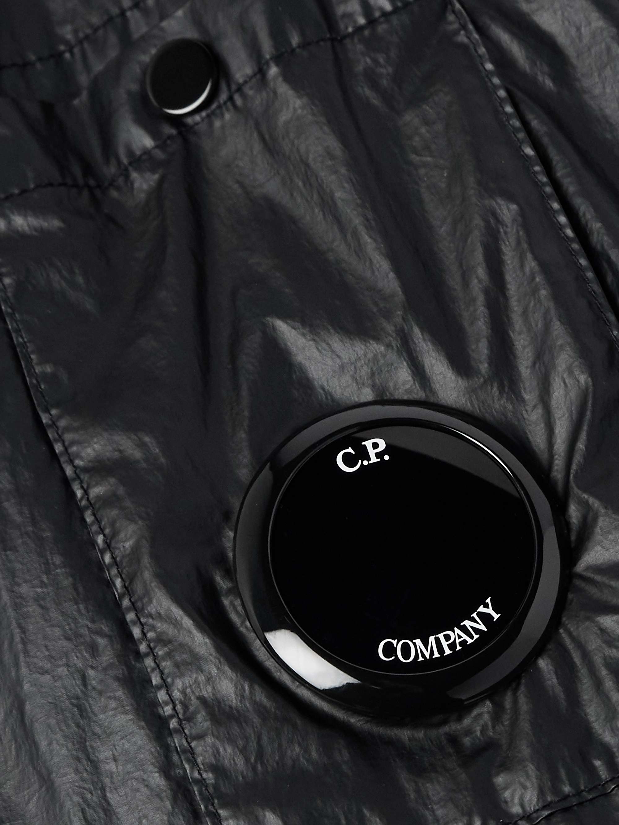 Logo-Appliquéd Twill-Trimmed CS II Shell Hooded Jacket view