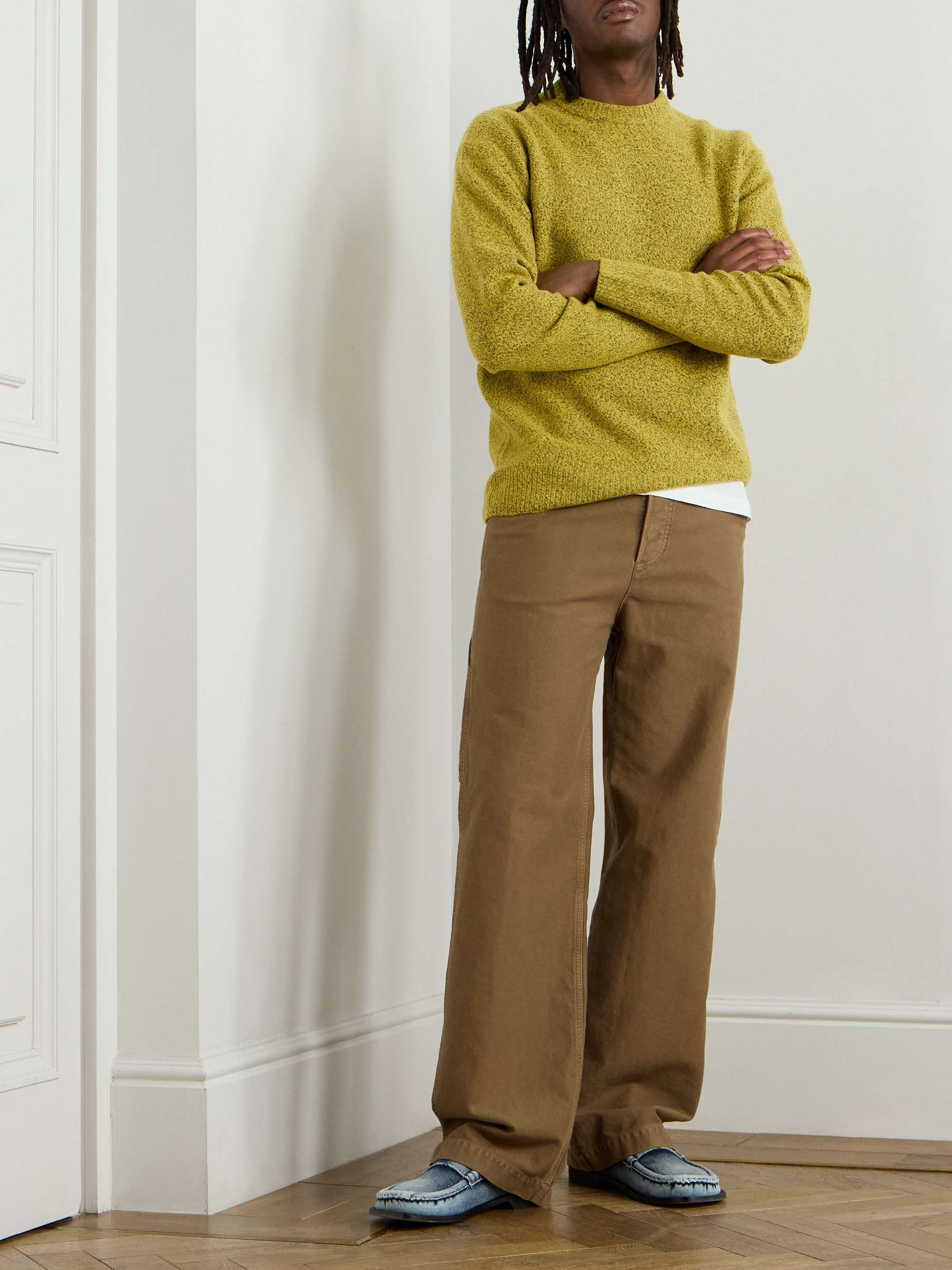 Boiled Wool-Blend Sweater view