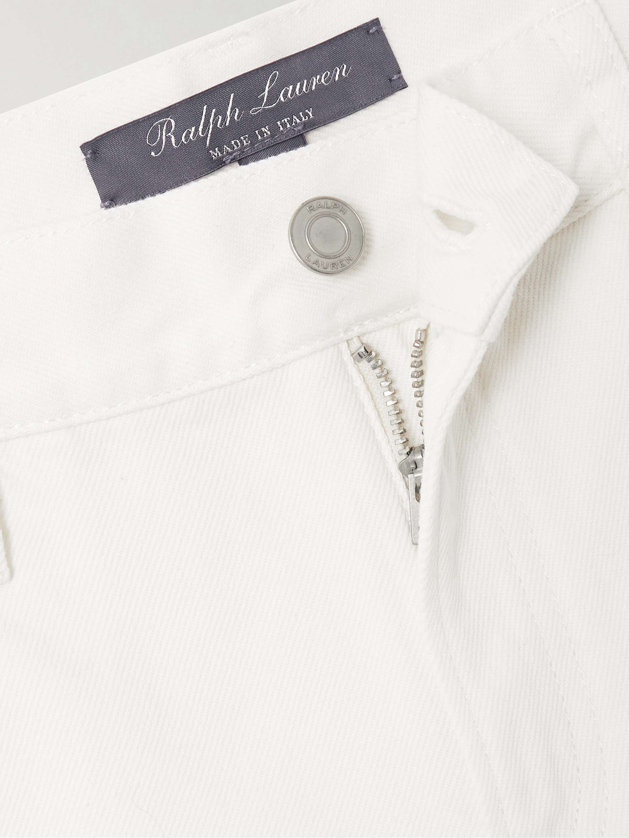 Mid-rise wide-leg jeans view