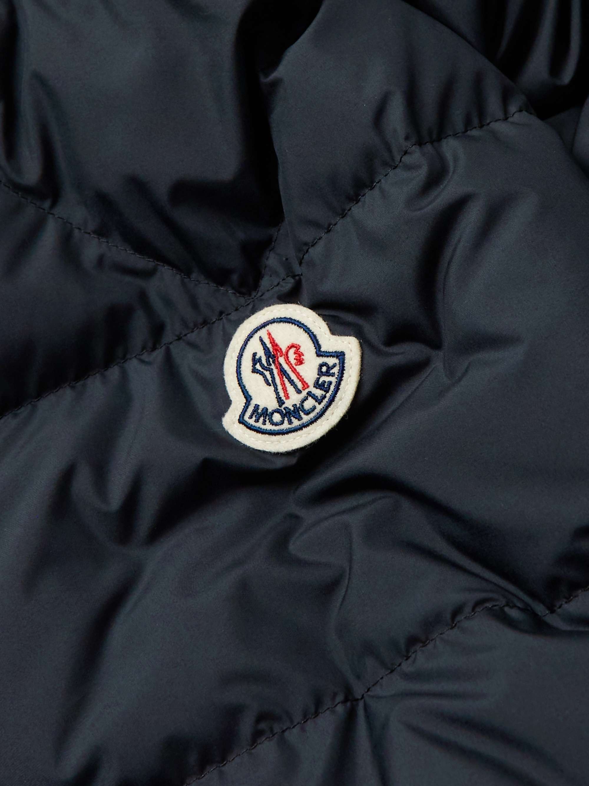Cardere Logo-Print Quilted Shell Hooded Down Jacket view