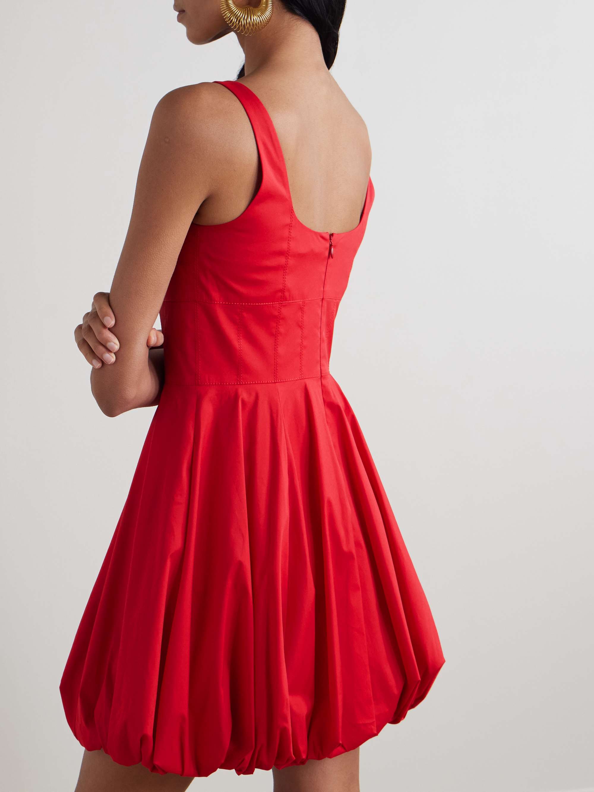 Annabelle cotton-blend poplin mini dress view