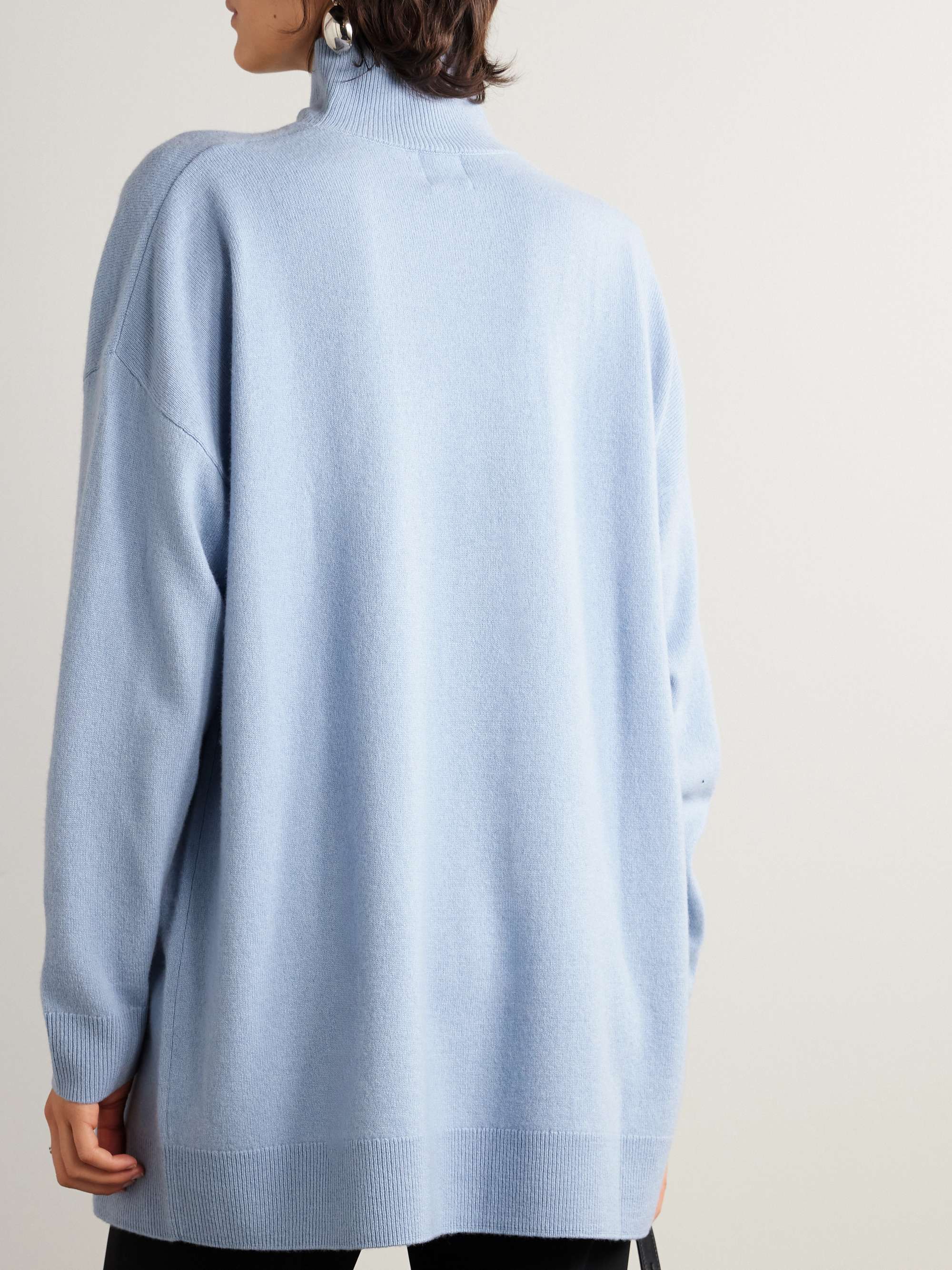 Zoe knitted turtleneck sweater view