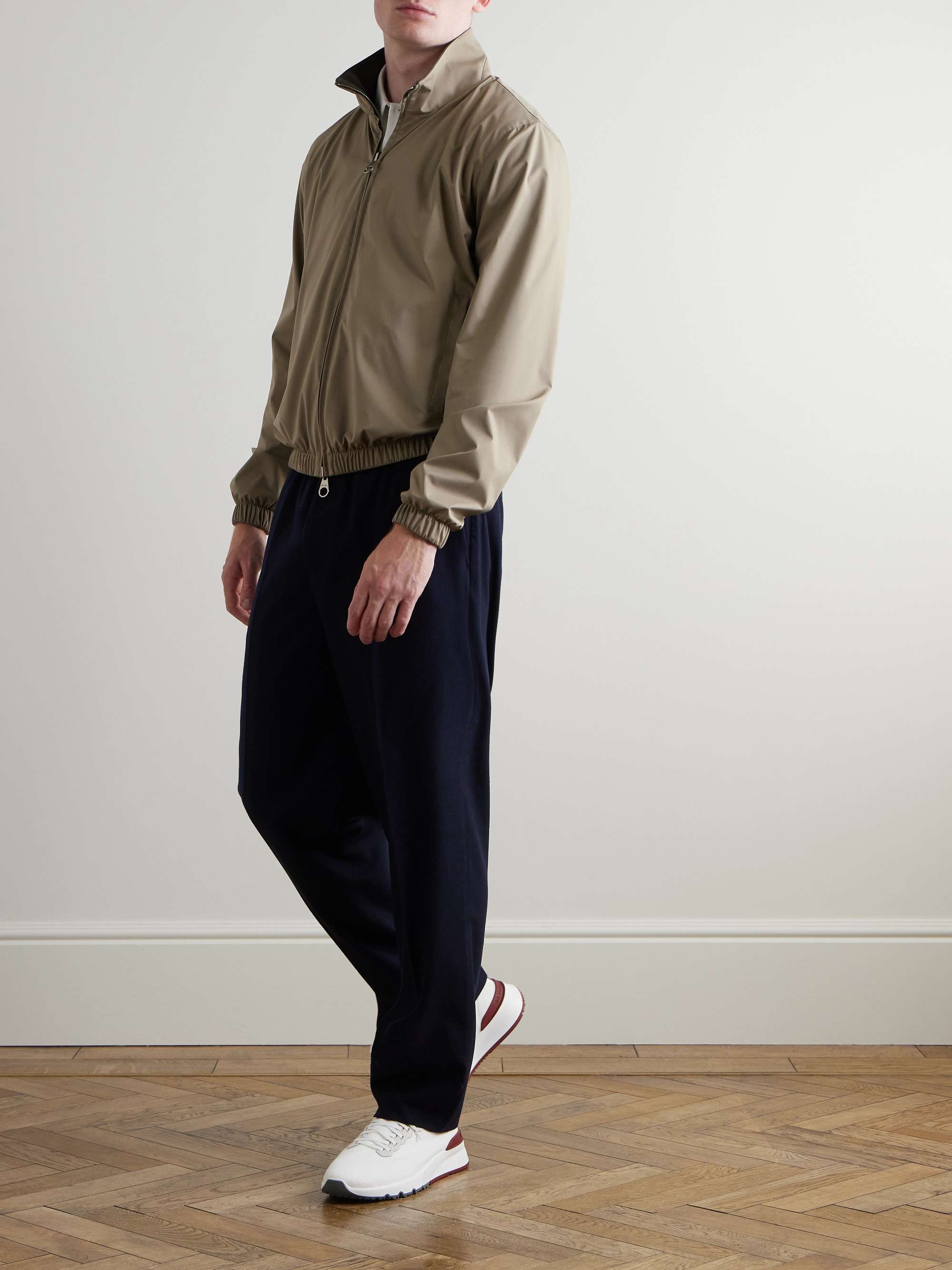 Gaspard Tapered Virgin Wool and Cashmere-Blend Trousers view