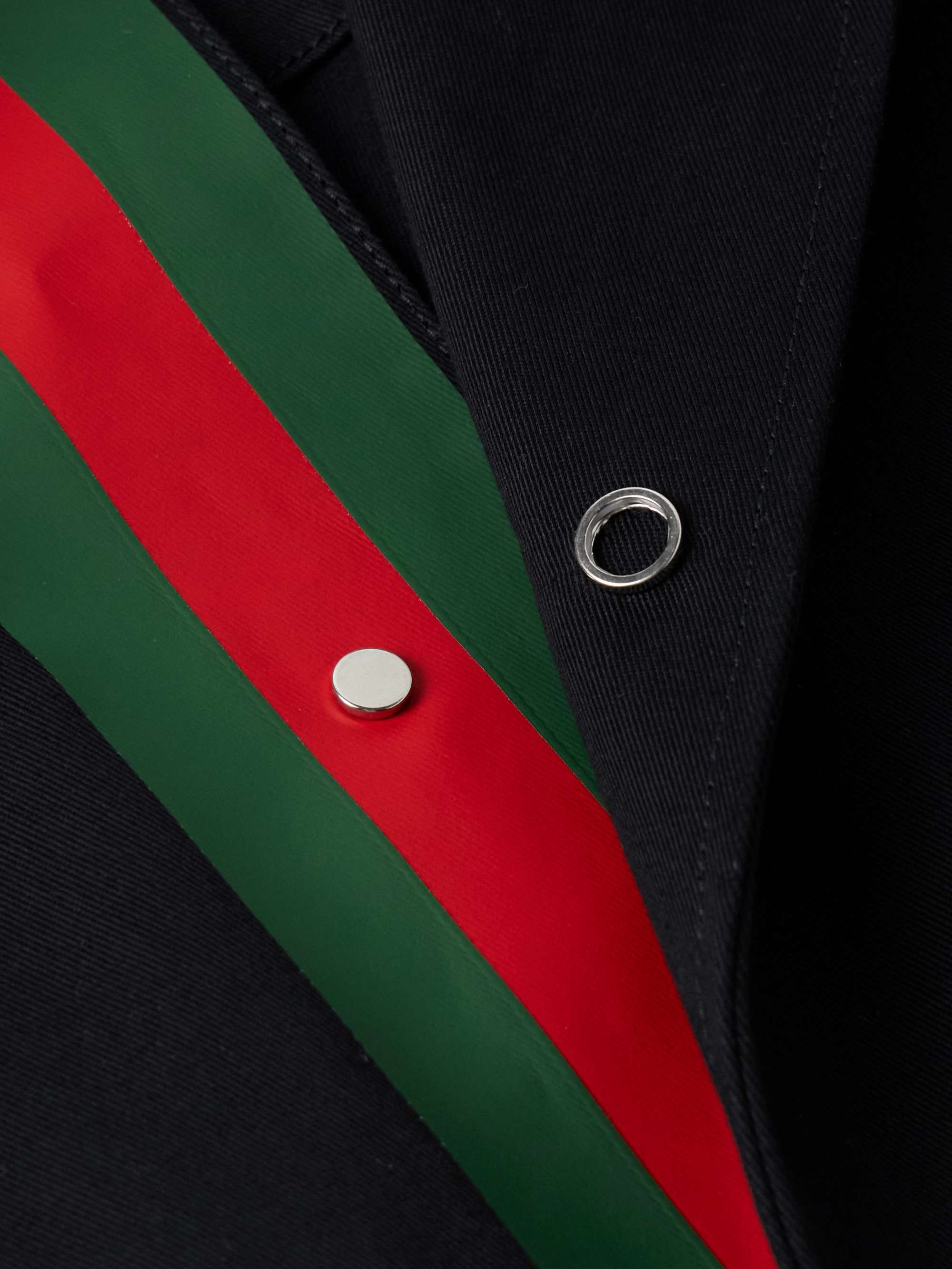 Striped Cotton-Gabardine Jacket view