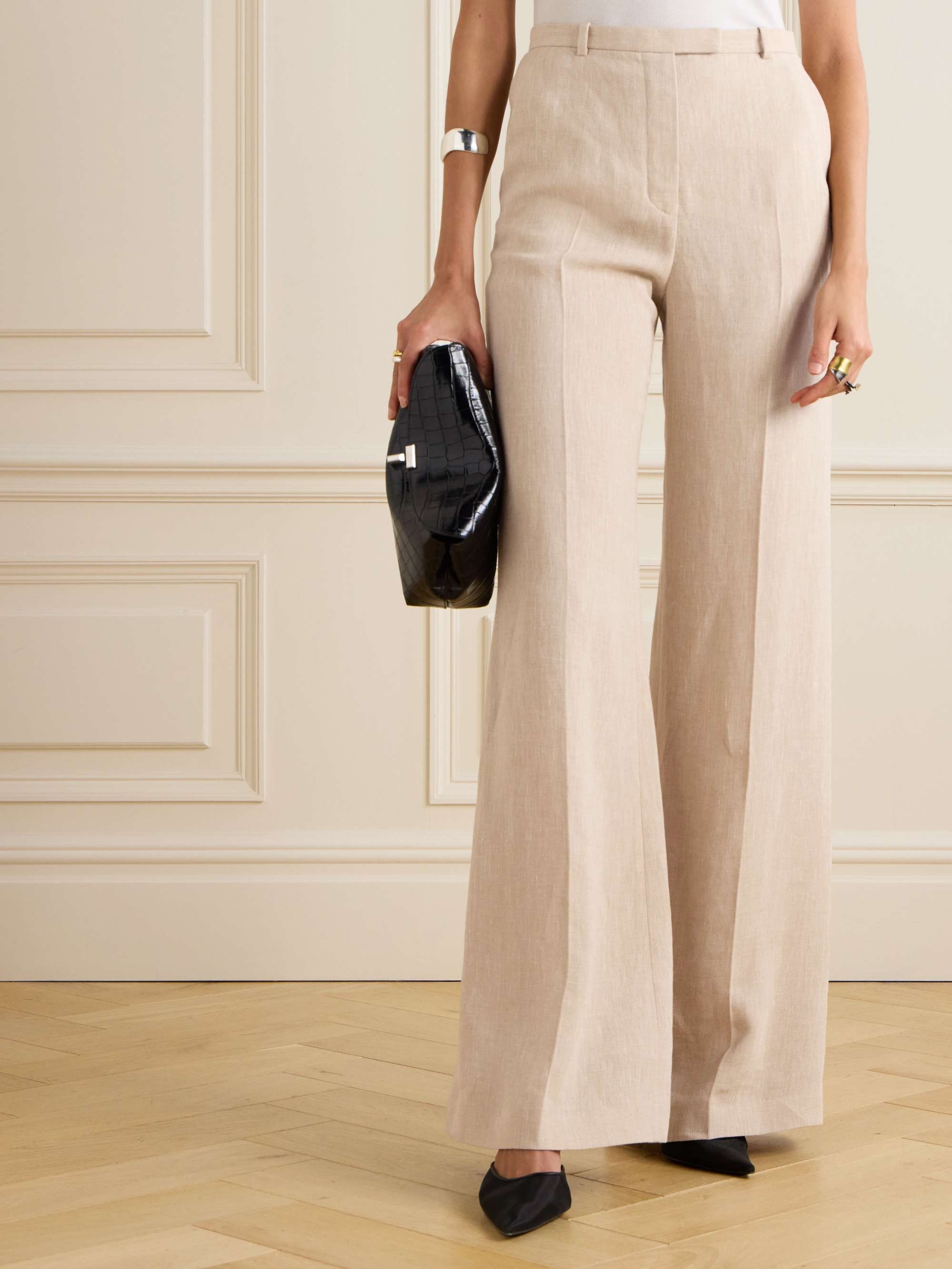 Emmit linen flared pants view