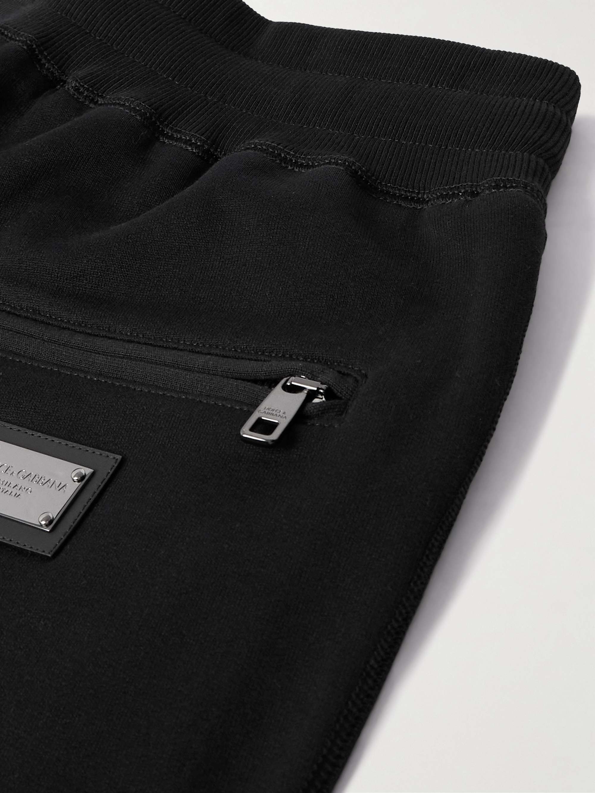 Logo-Appliquèd Cotton-Jersey Sweatpants view
