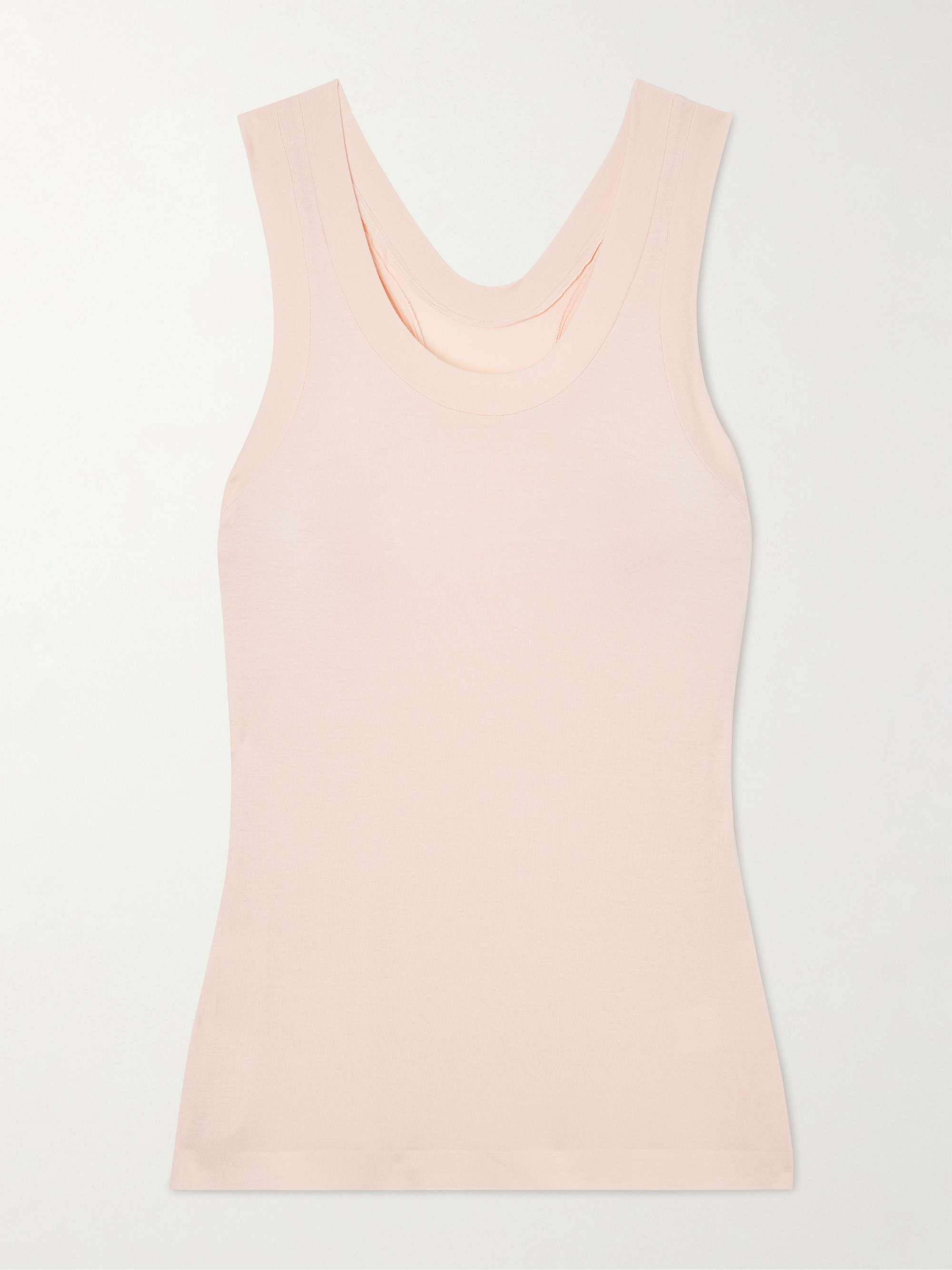 Racer stretch-jersey tank view