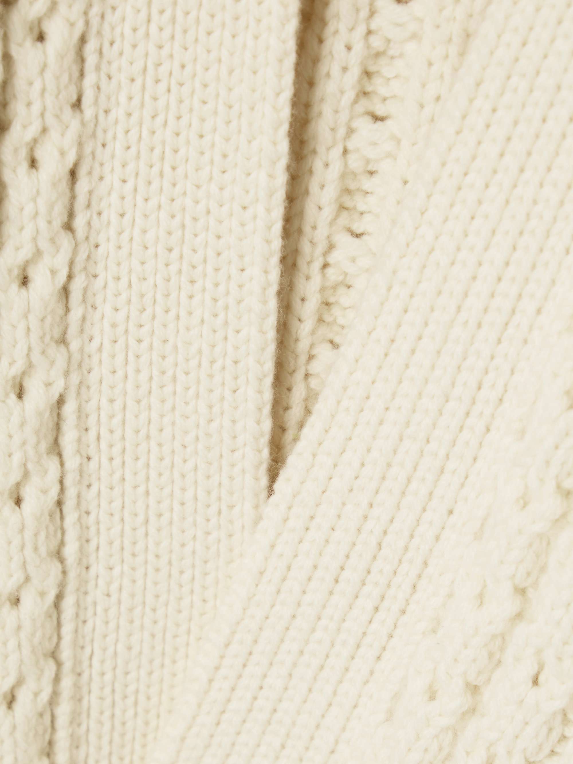 Oversized wool cardigan view