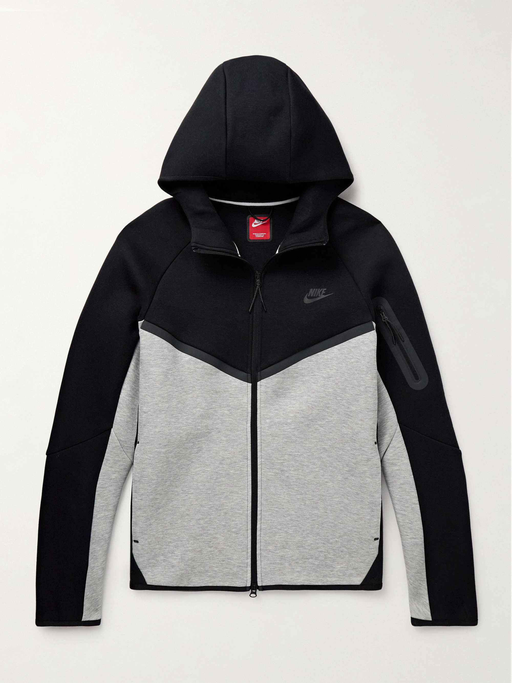Windrunner Logo-Print Cotton-Blend Tech Fleece Zip-Up Hoodie view
