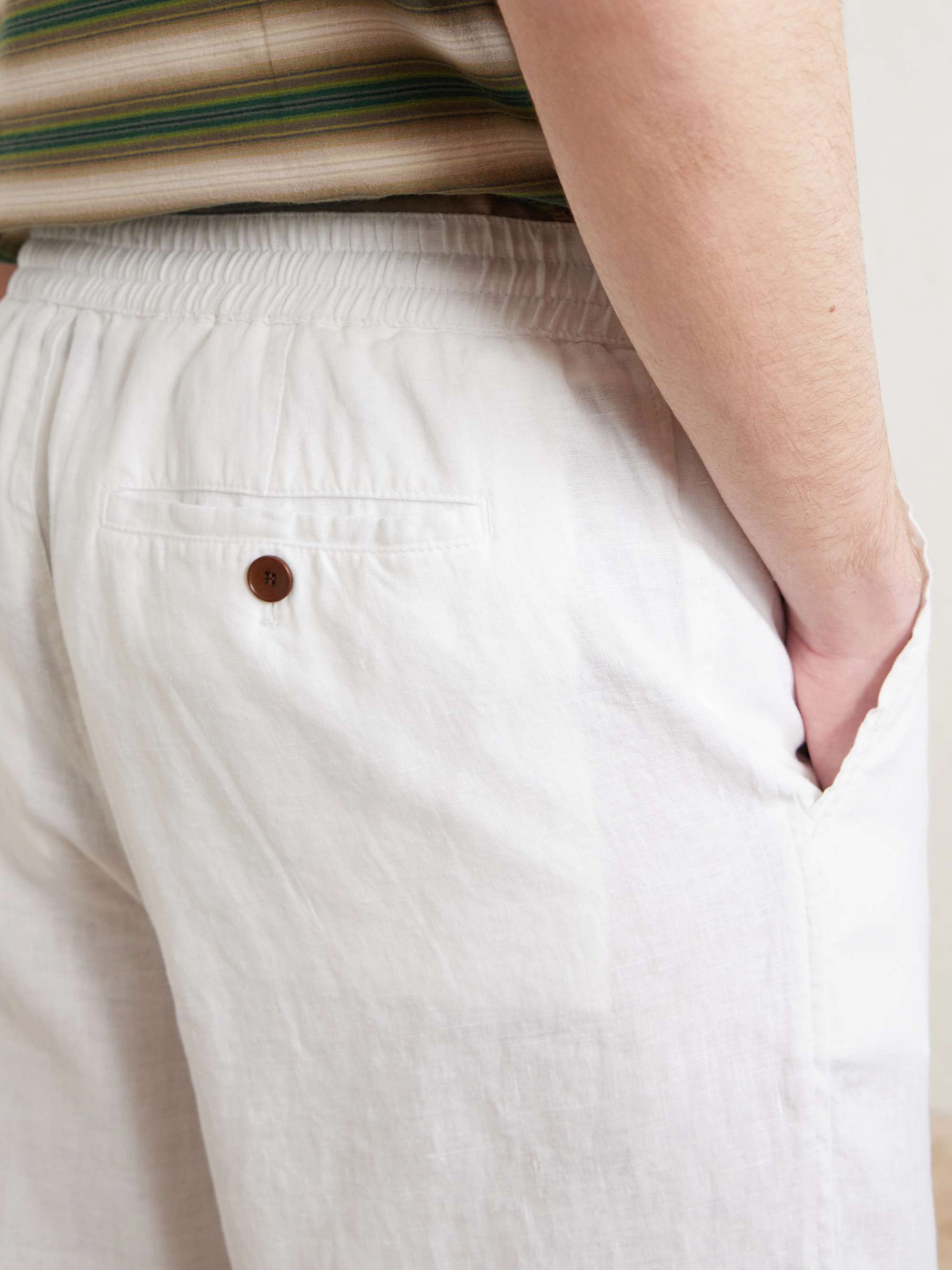Arthur Wide-Leg Linen Trousers view