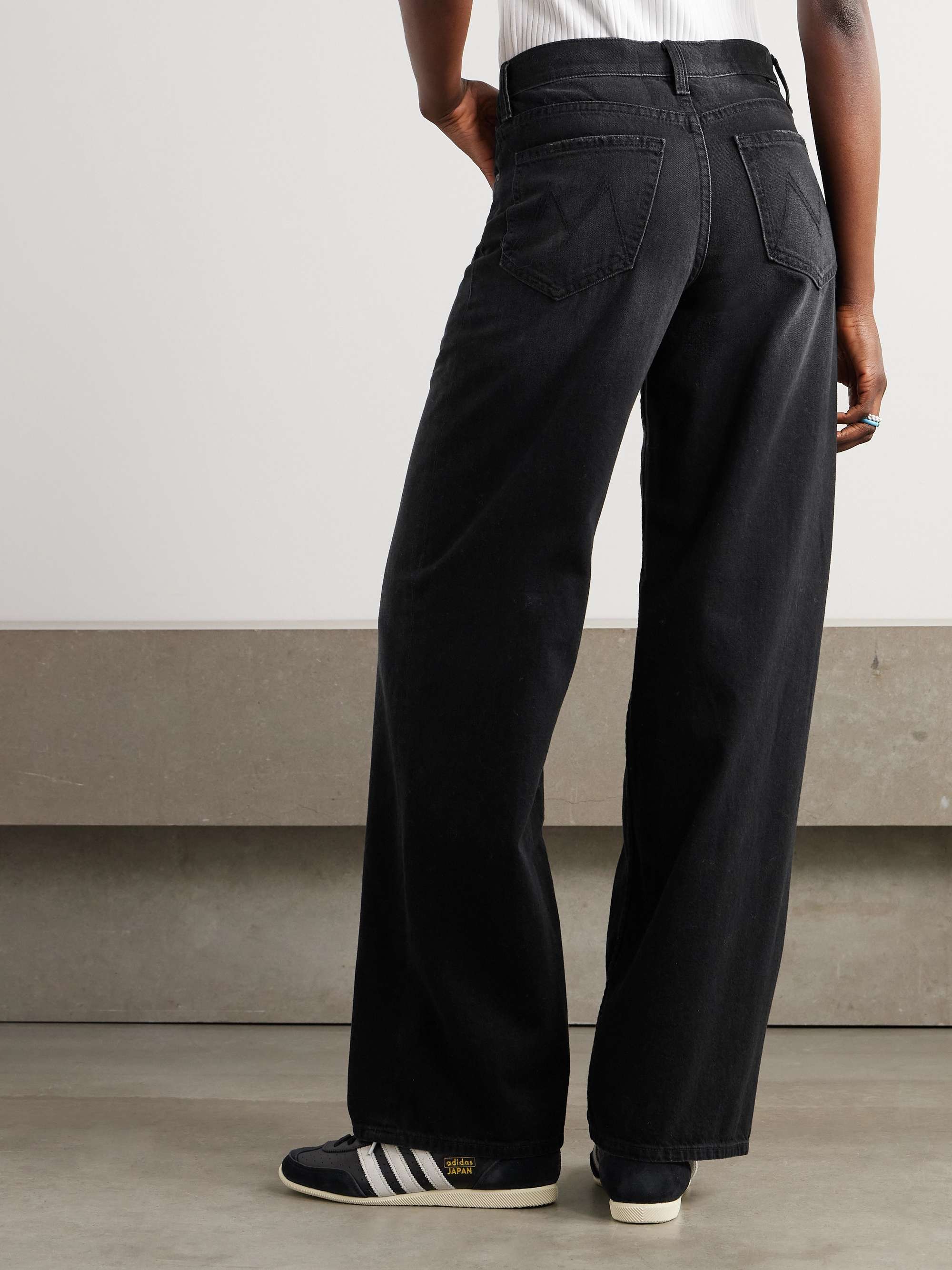 The Spinner Zip Sneak high-rise straight-leg jeans view