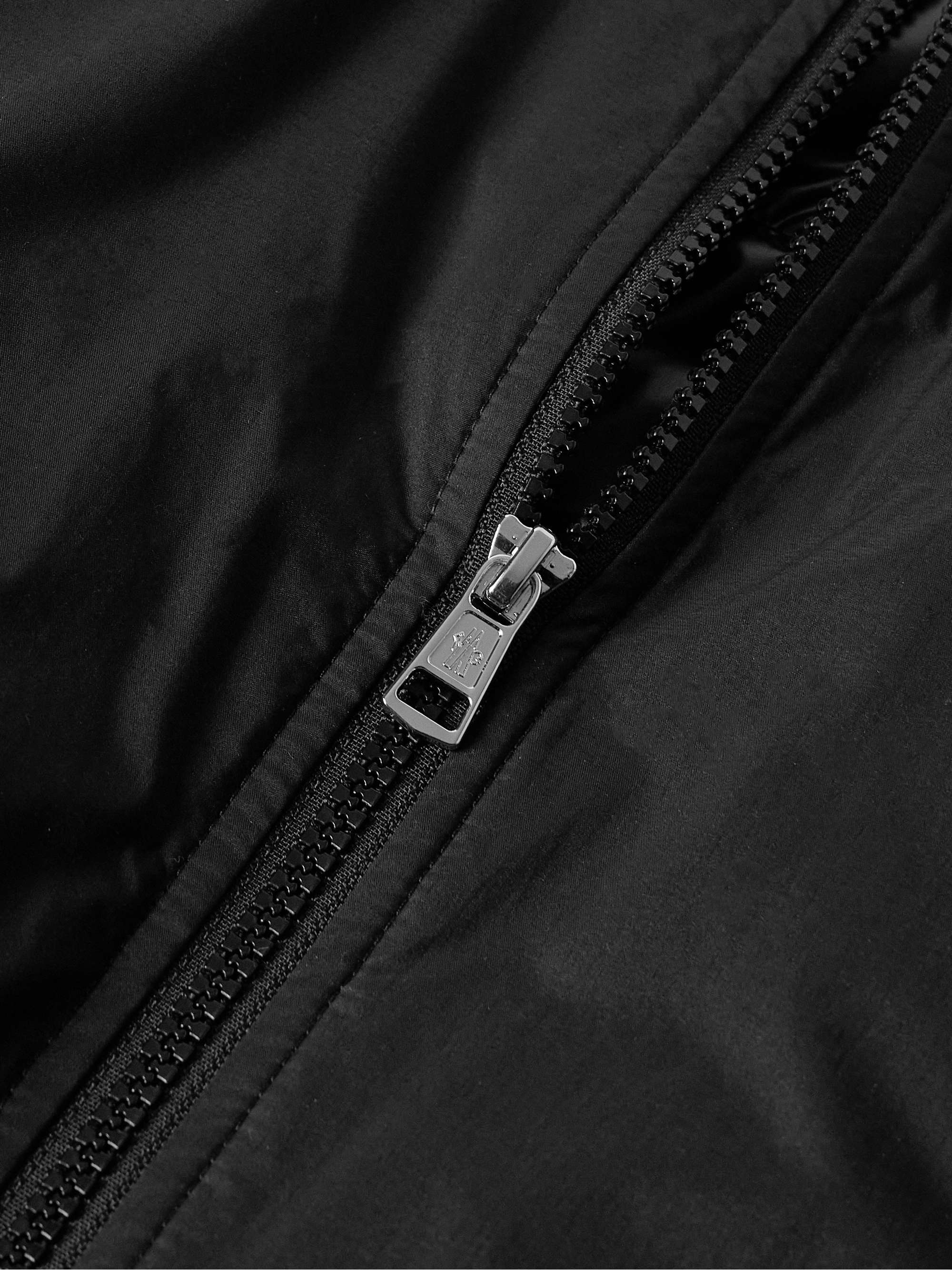 Logo-Appliquéd Shell Down Bomber Jacket view