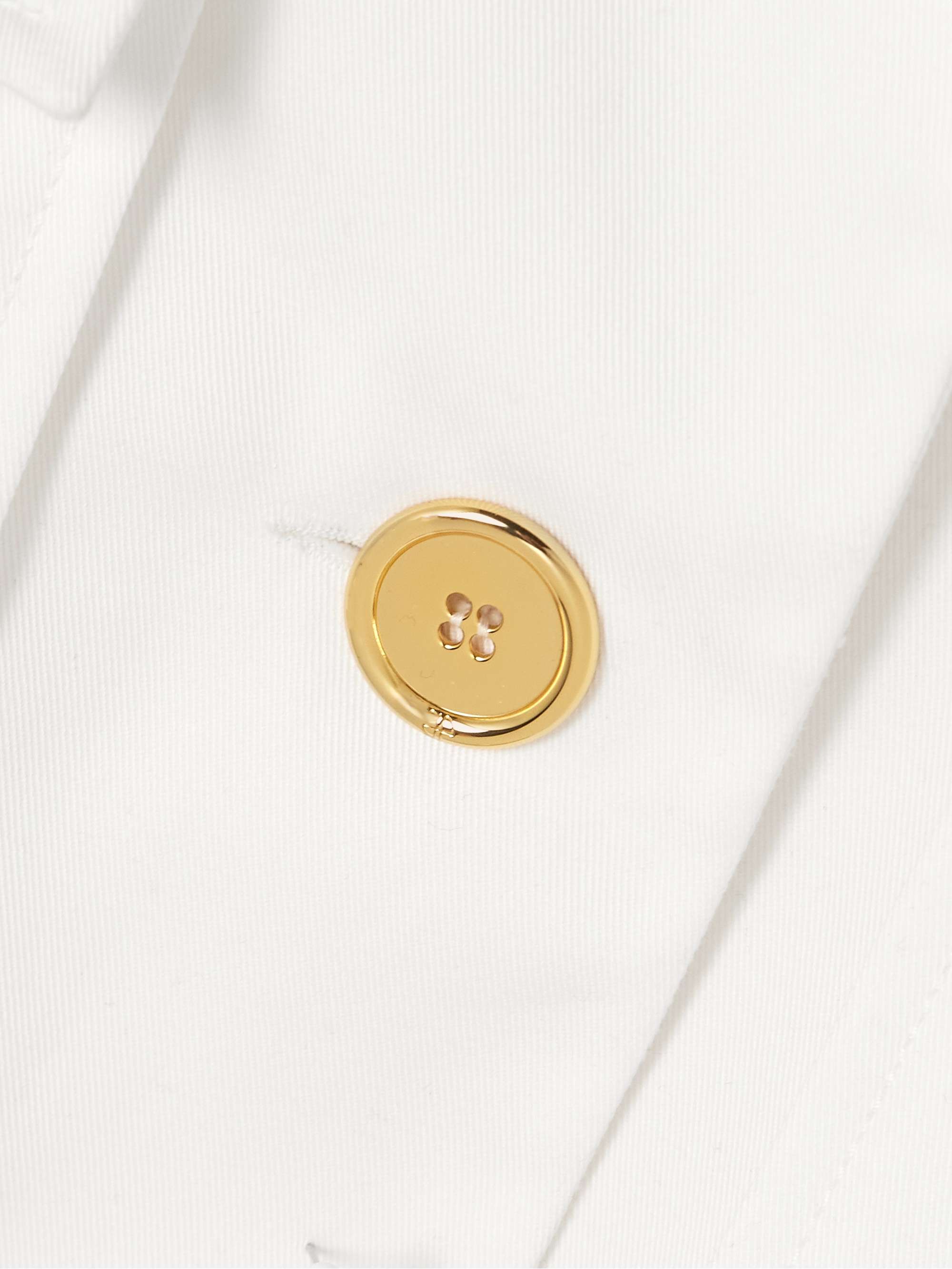 Cropped cotton-twill jacket view