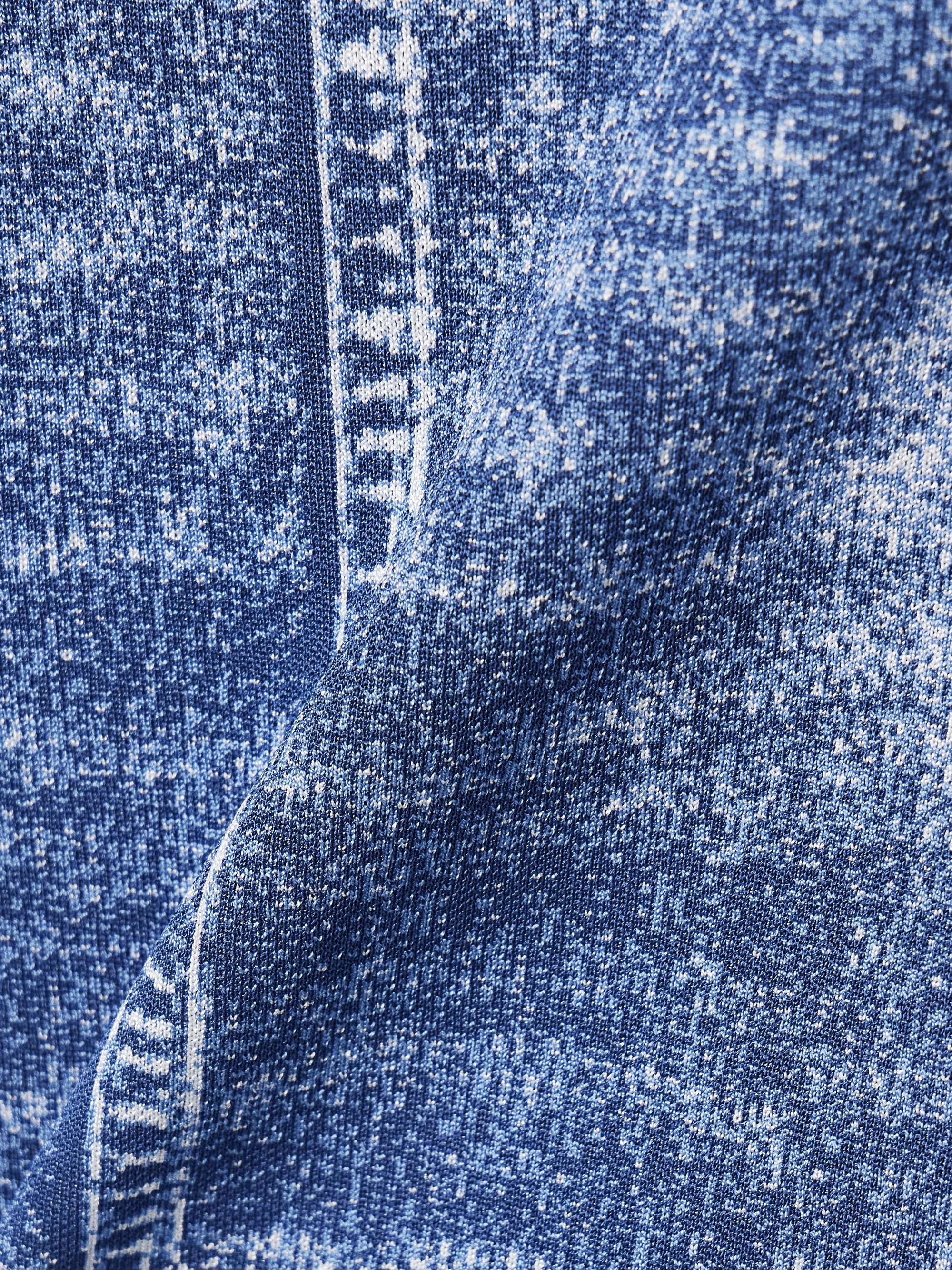 Trompe-l'œil printed knitted midi skirt view