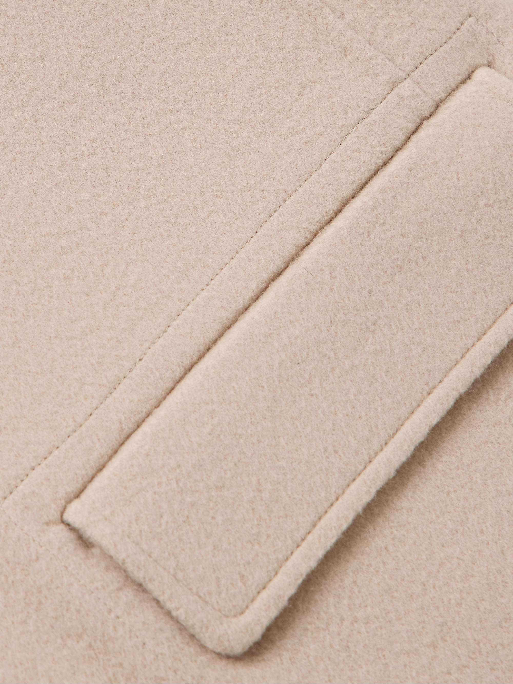 Wool and Cashmere-Blend Felt Overshirt view