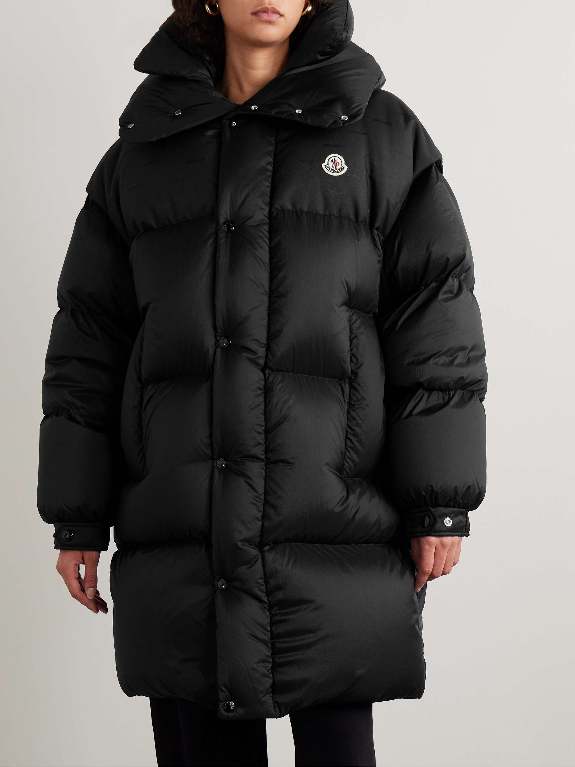 Verone convertible hooded quilted shell down coat view