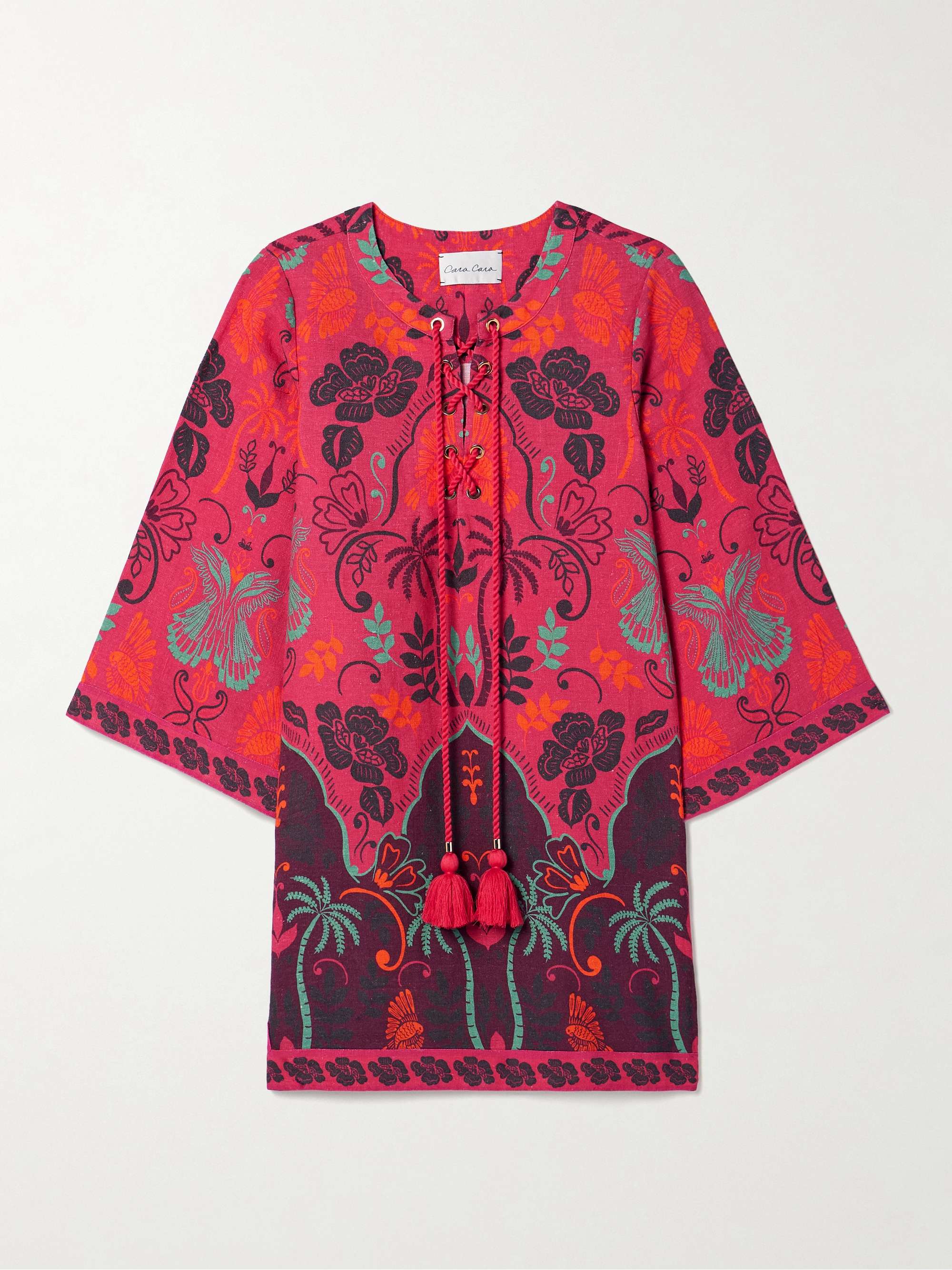 Jaipur printed linen tunic view
