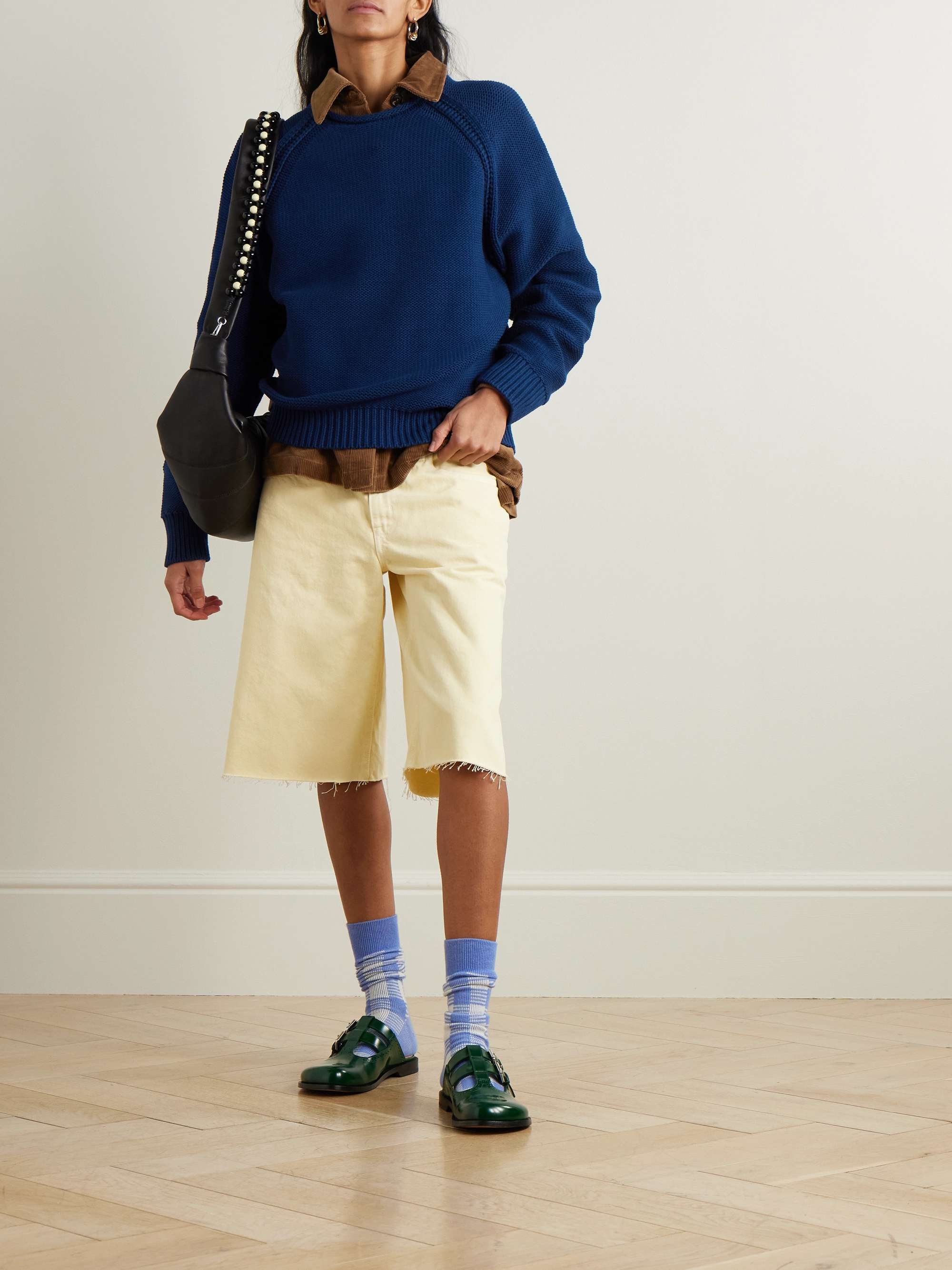 Island cotton-blend sweater view