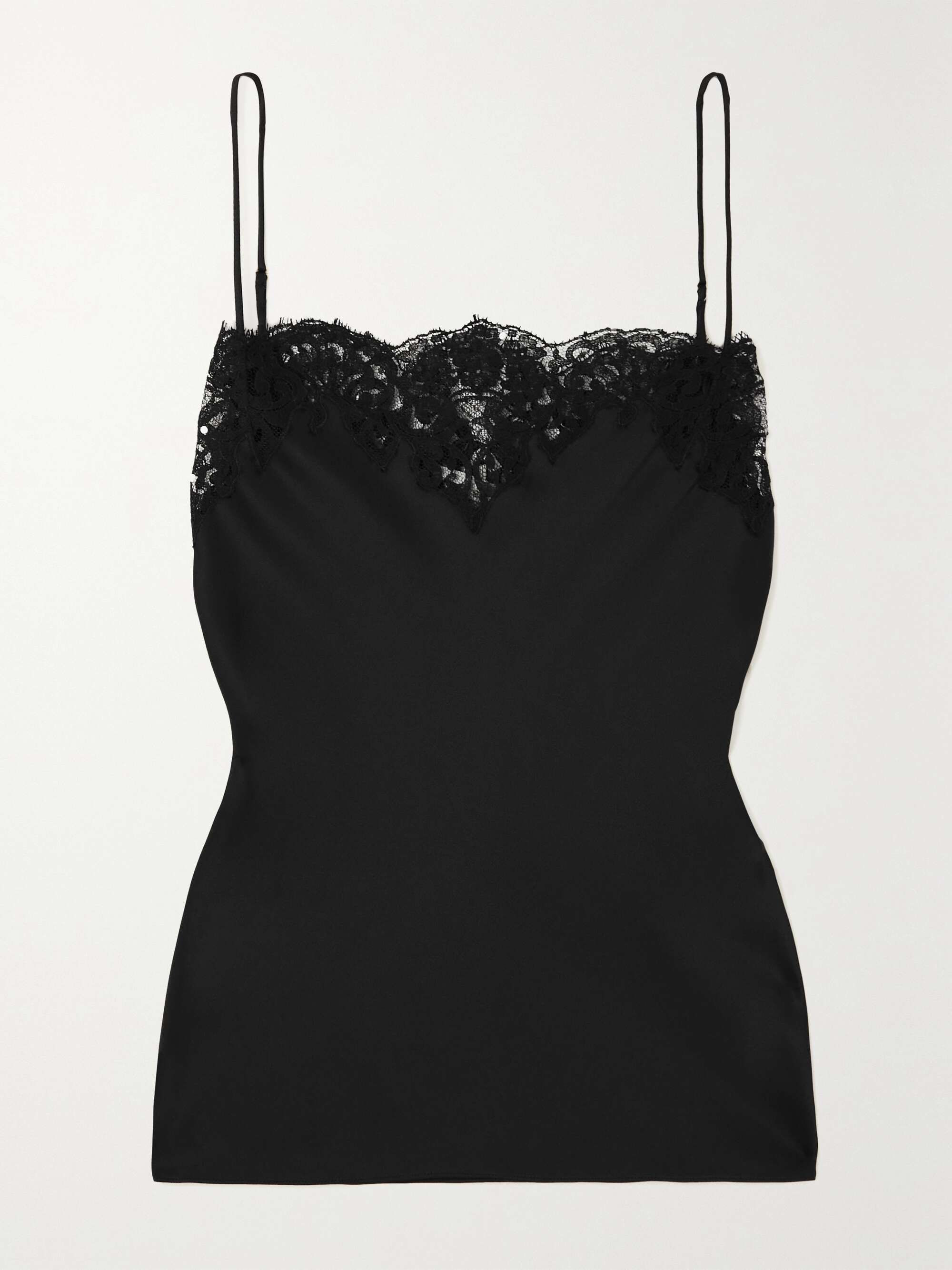 + NET SUSTAIN lace-trimmed satin camisole view