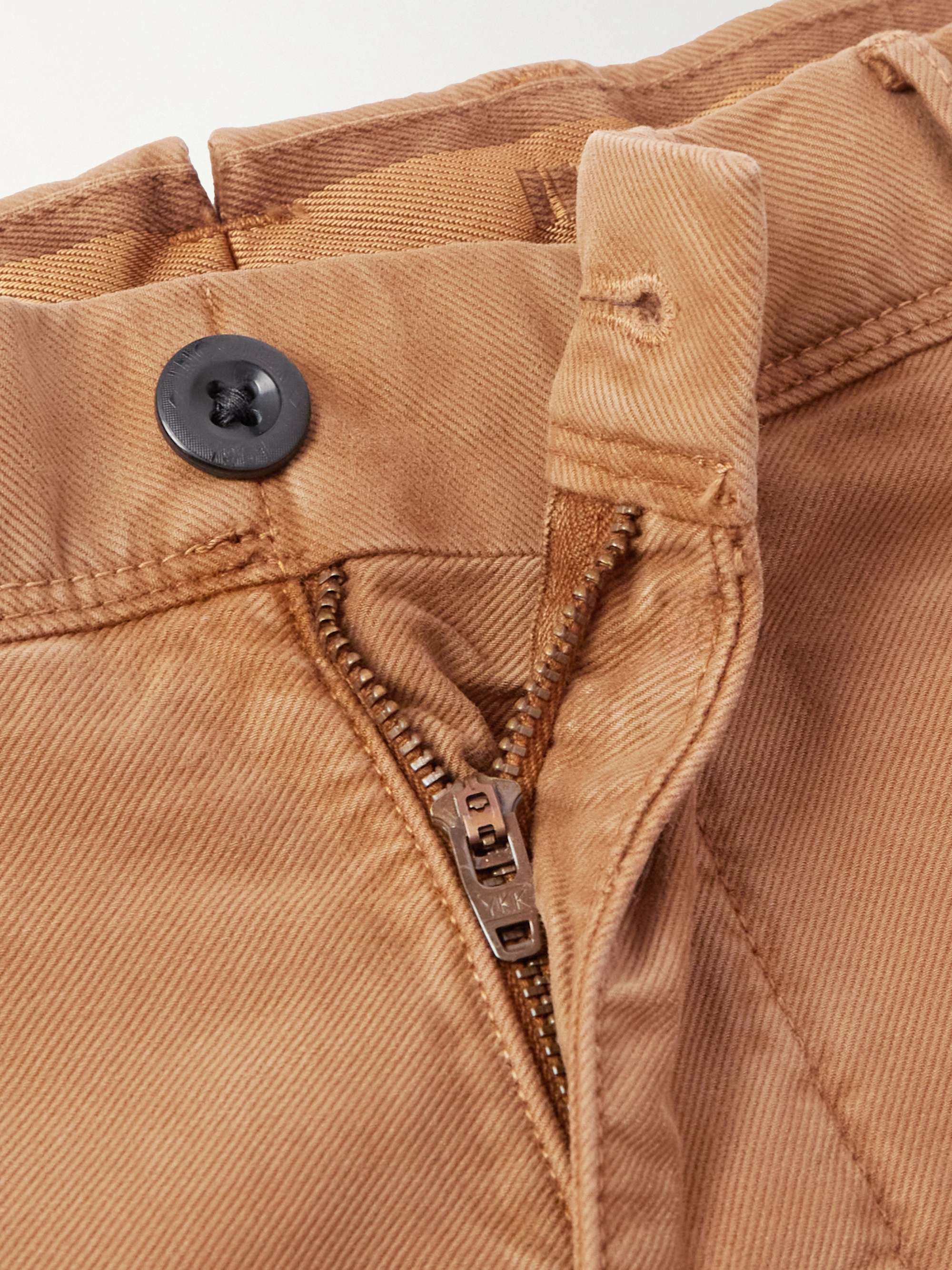 Slim-Fit Tricochino Trousers view