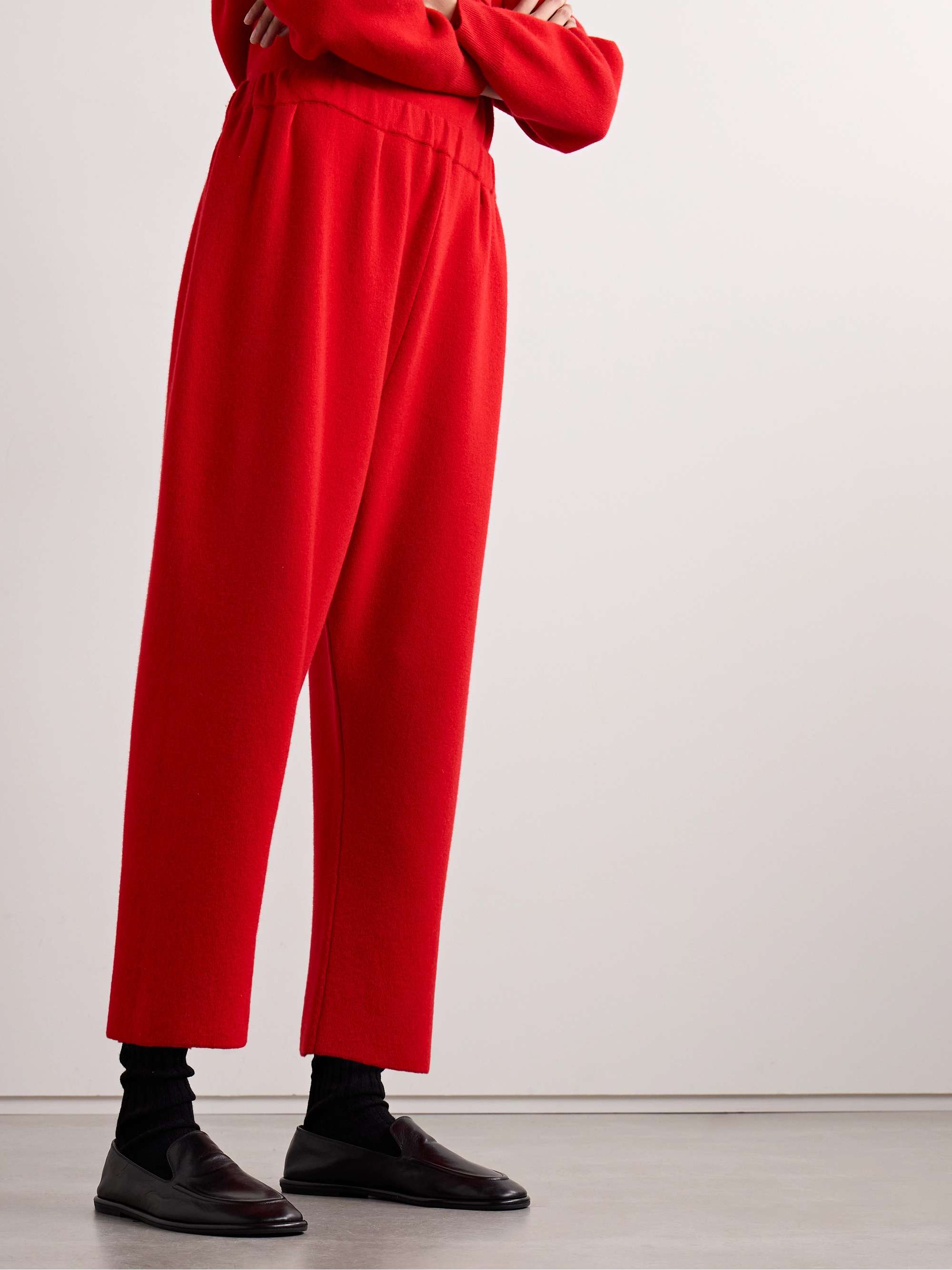 Herea cropped cashmere tapered pants view
