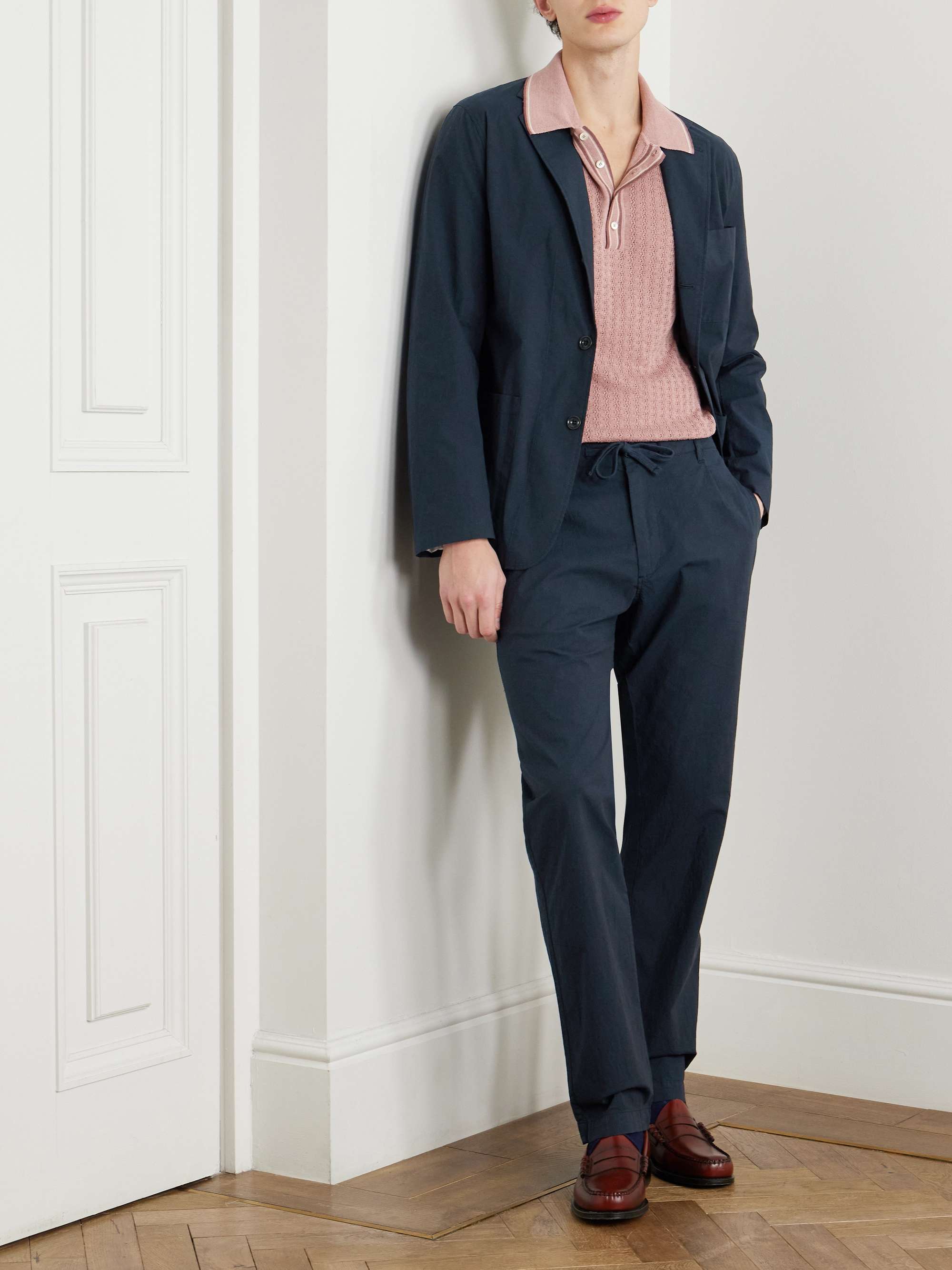 Jonny Unstructured Stretch-Cotton Suit Jacket view