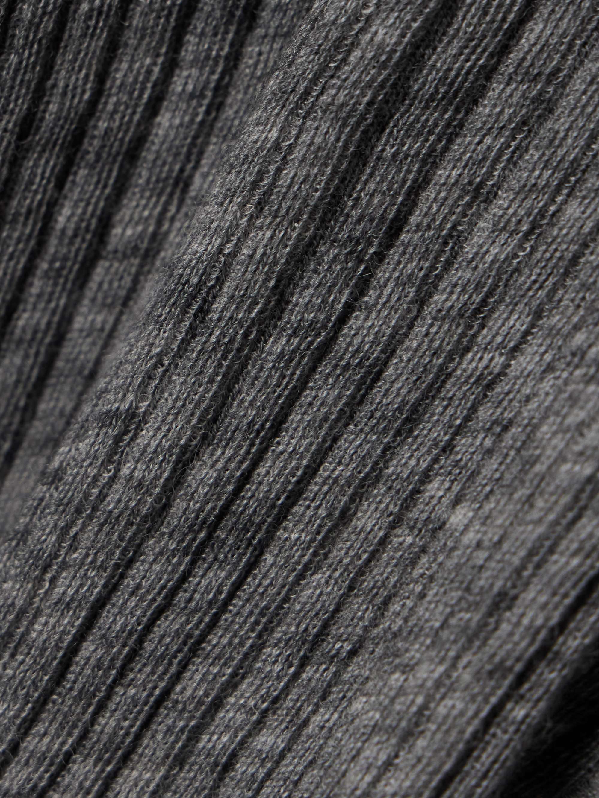 Kyle ribbed wool-blend turtleneck sweater view