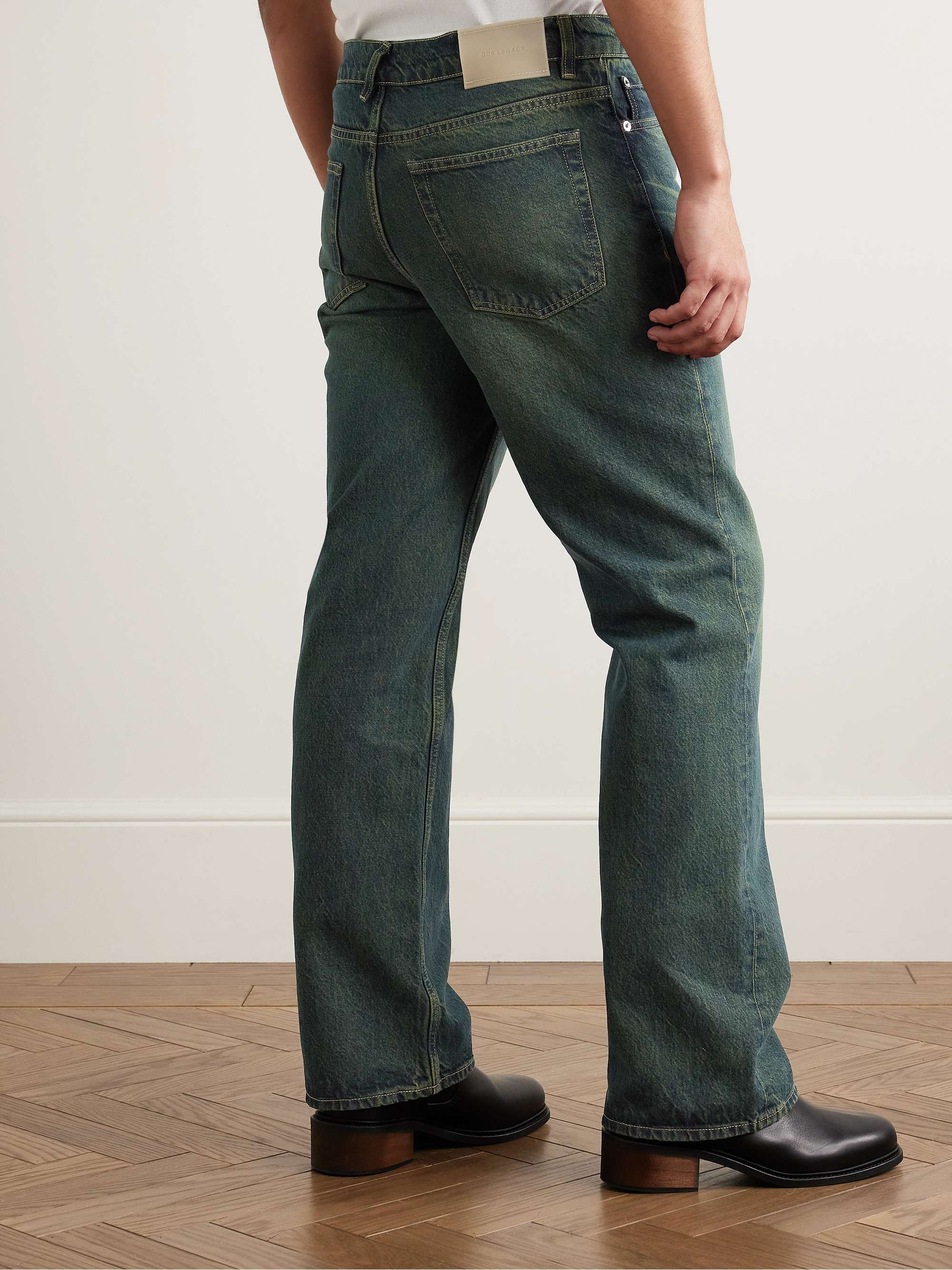 70s Cut Straight-Leg Indigo-Dyed Jeans view