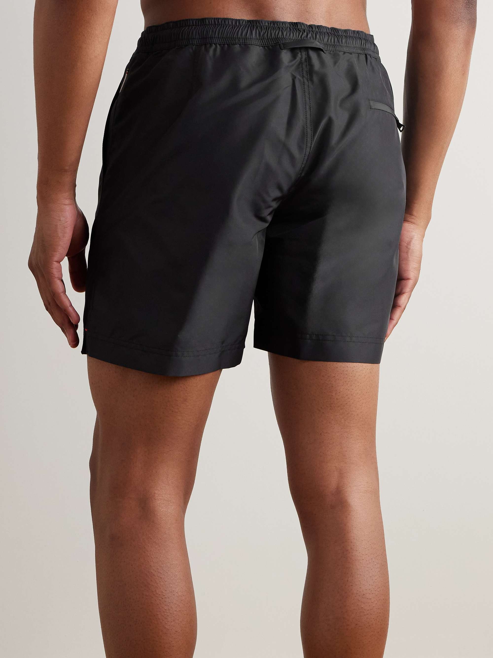 Bulldog Straight-Leg Mid-Length Recycled Swim Shorts view