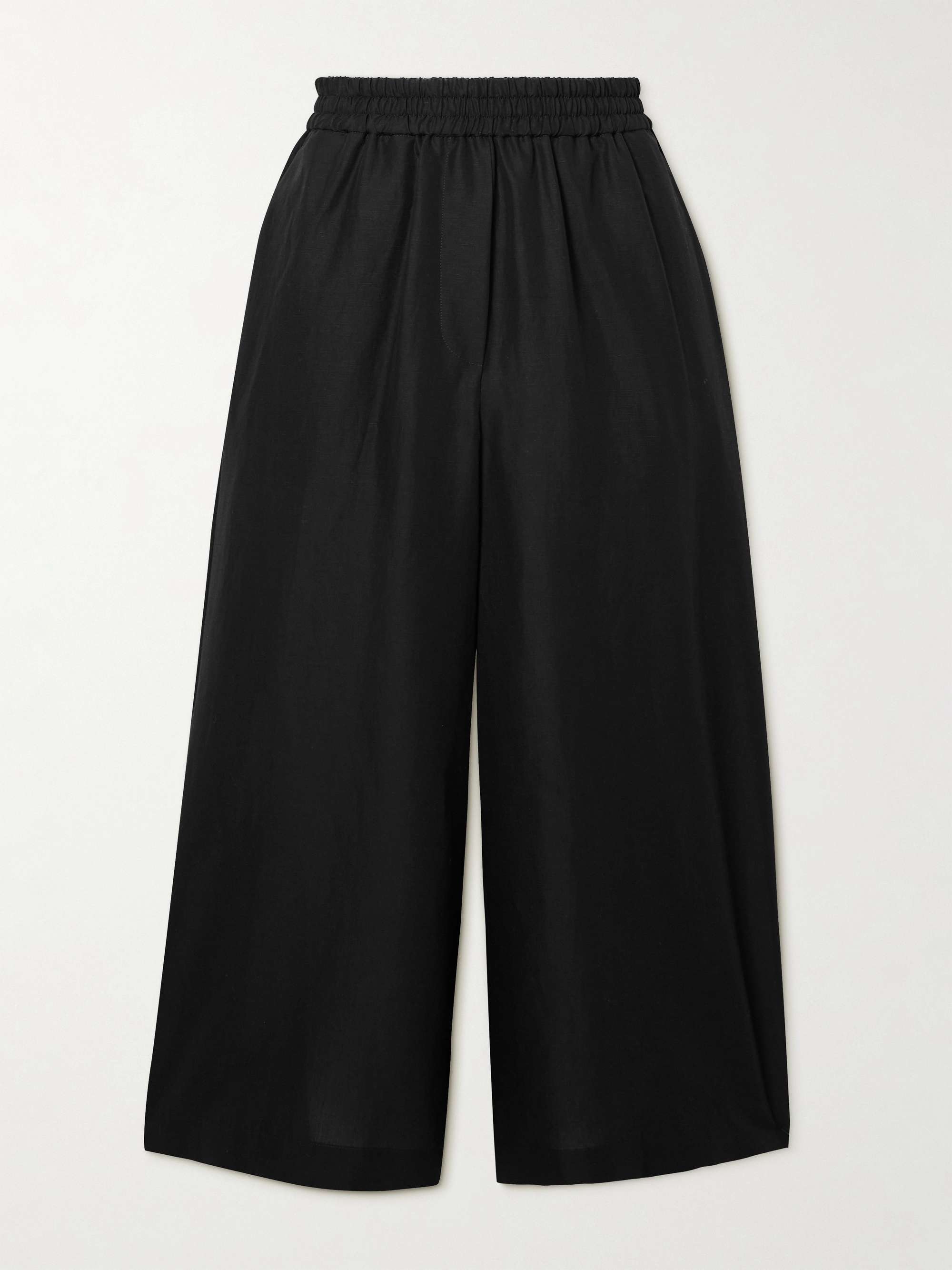 + Paula's Ibiza appliquéd voile wide-leg pants view