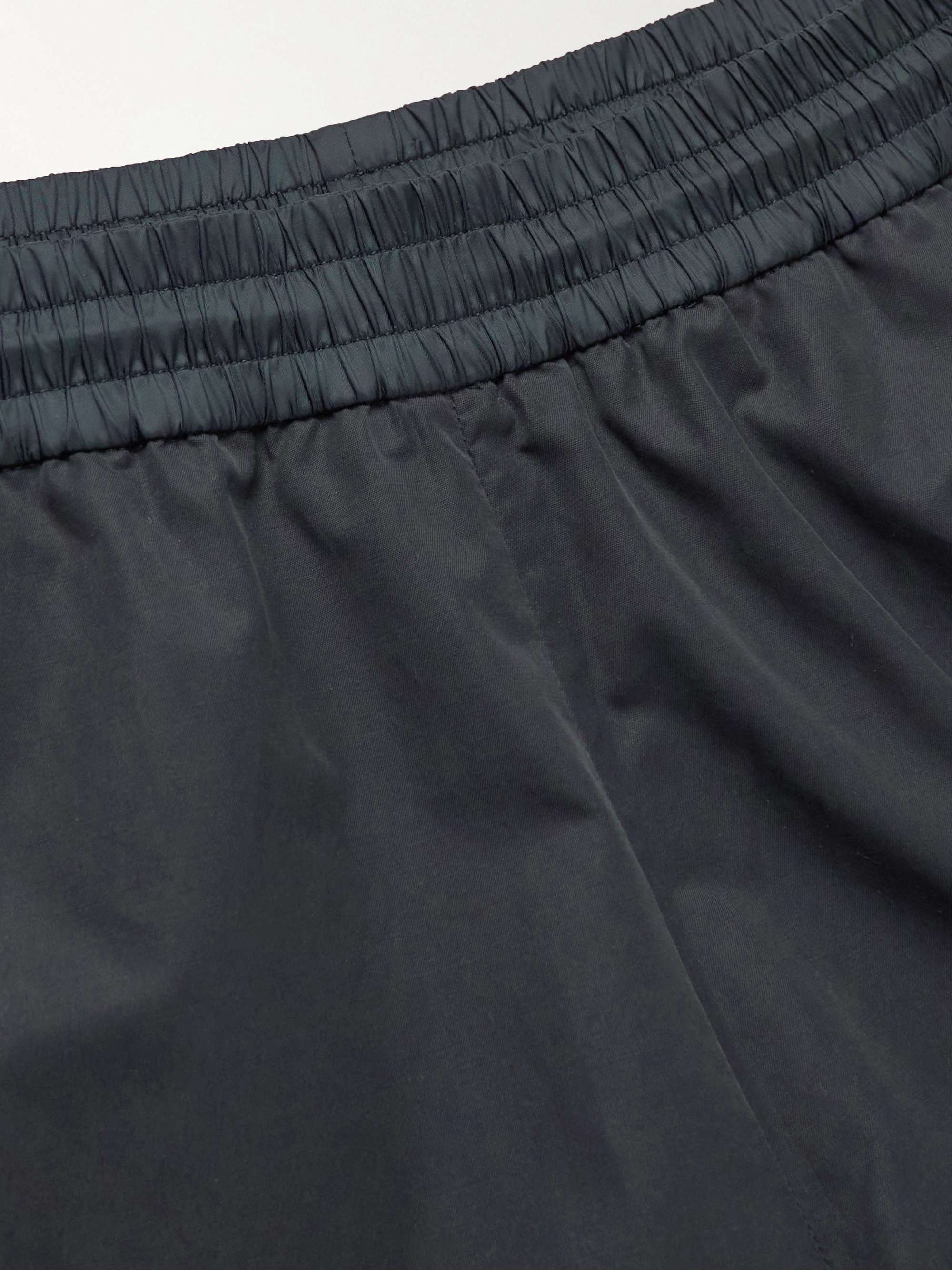 Straight-Leg Logo-Print Cotton-Blend Shell Track Pants view