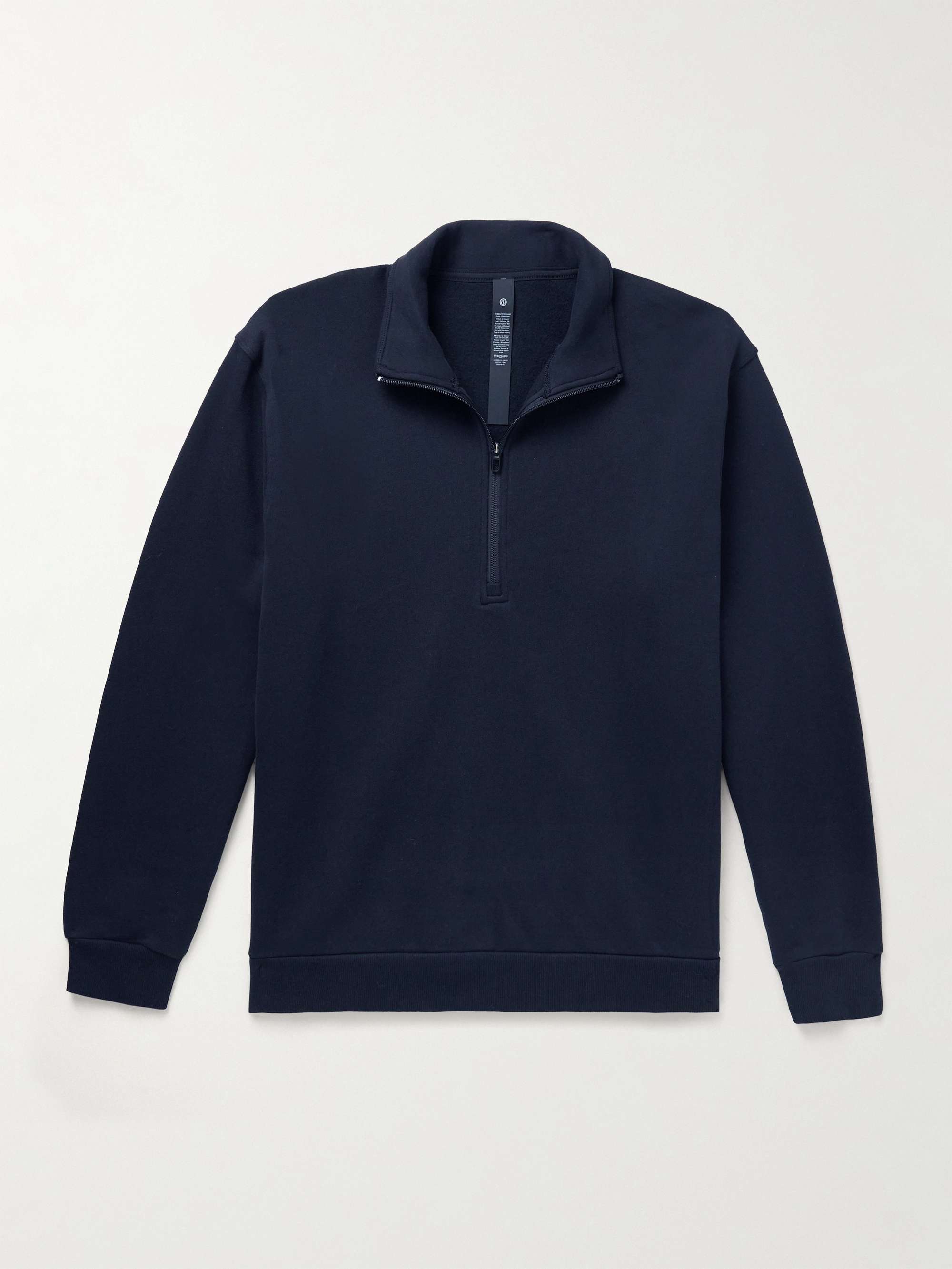 Steady State Cotton-Blend Jersey Half-Zip Sweatshirt view