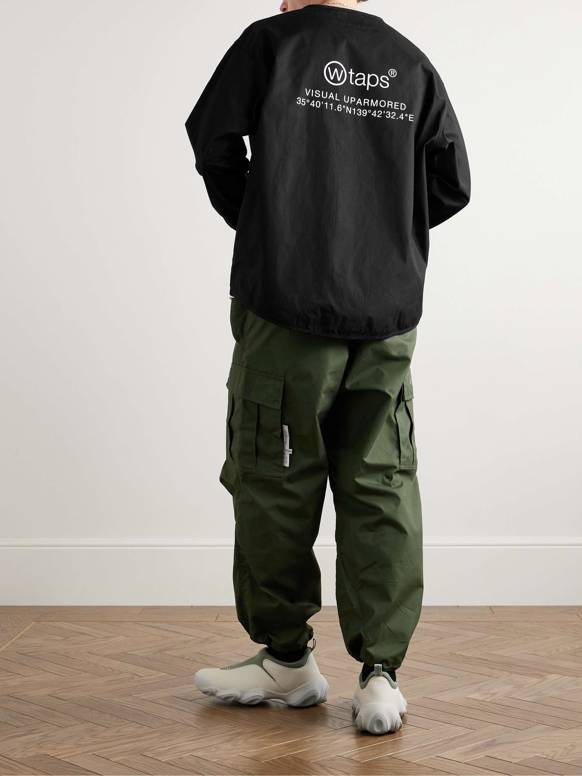 Logo-Print Cotton and Nylon-Blend Shirt view