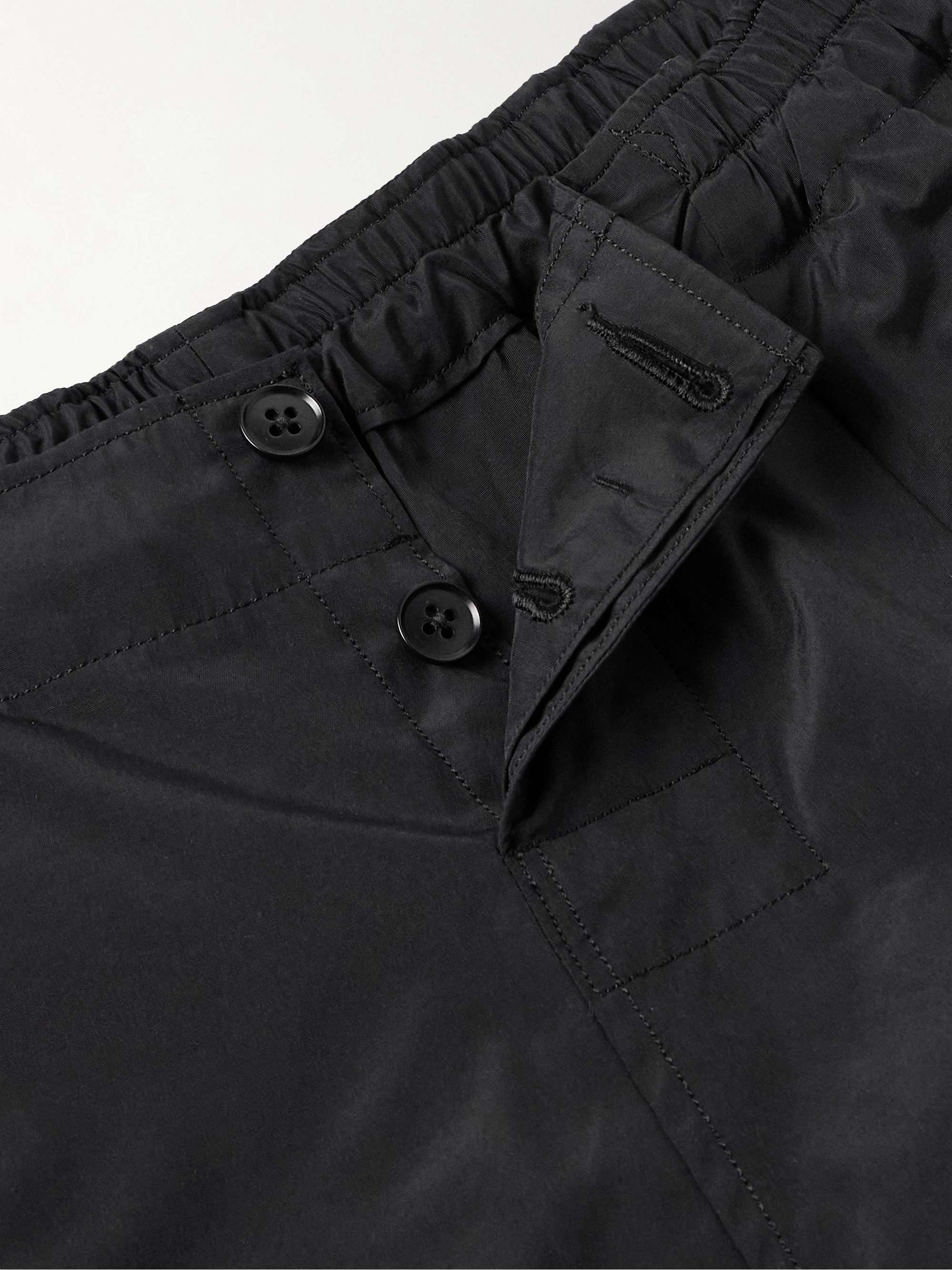 Trainer Straight-Leg Silk-Blend Shell Shorts view