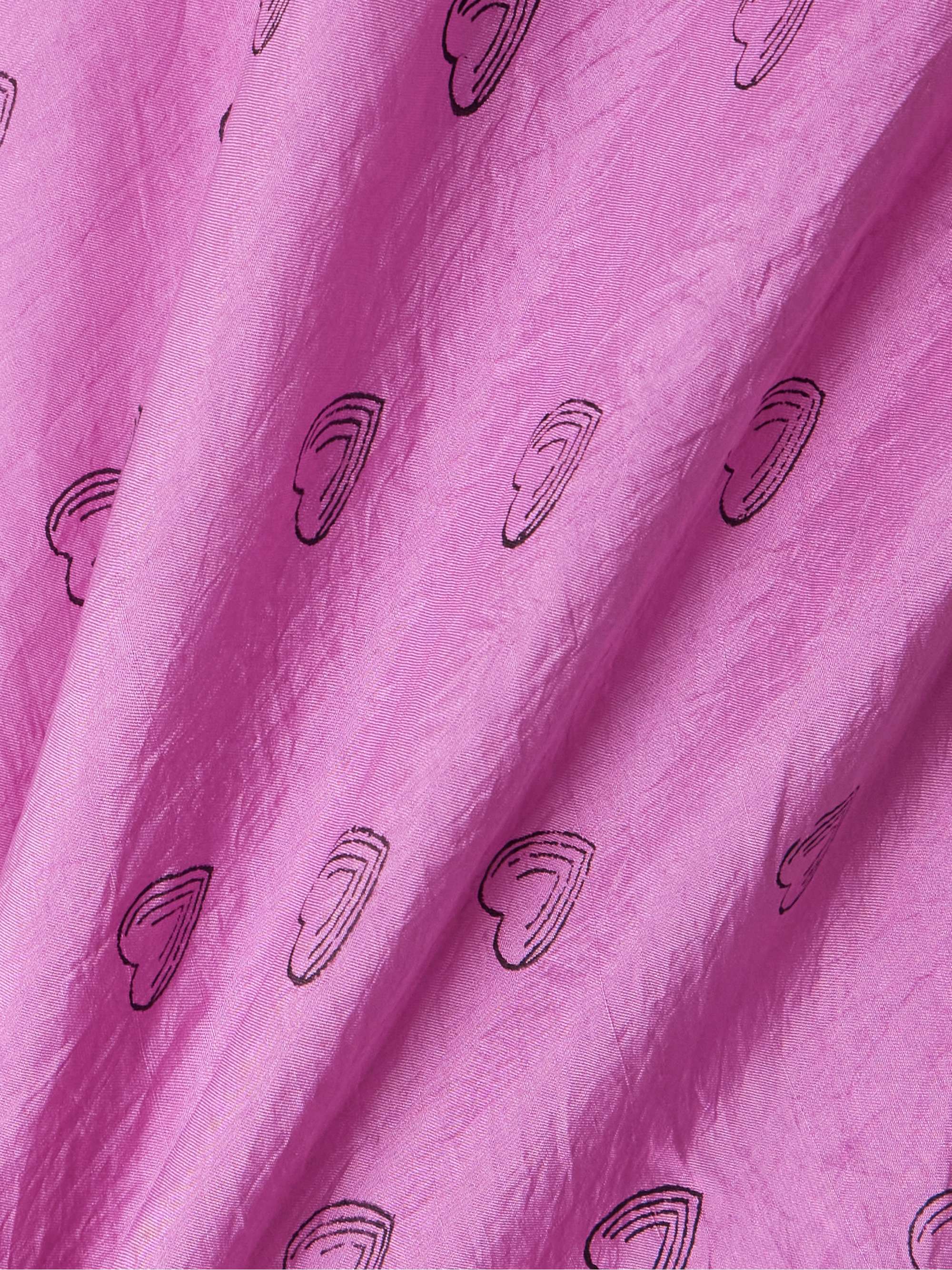 Lyra printed silk maxi skirt view