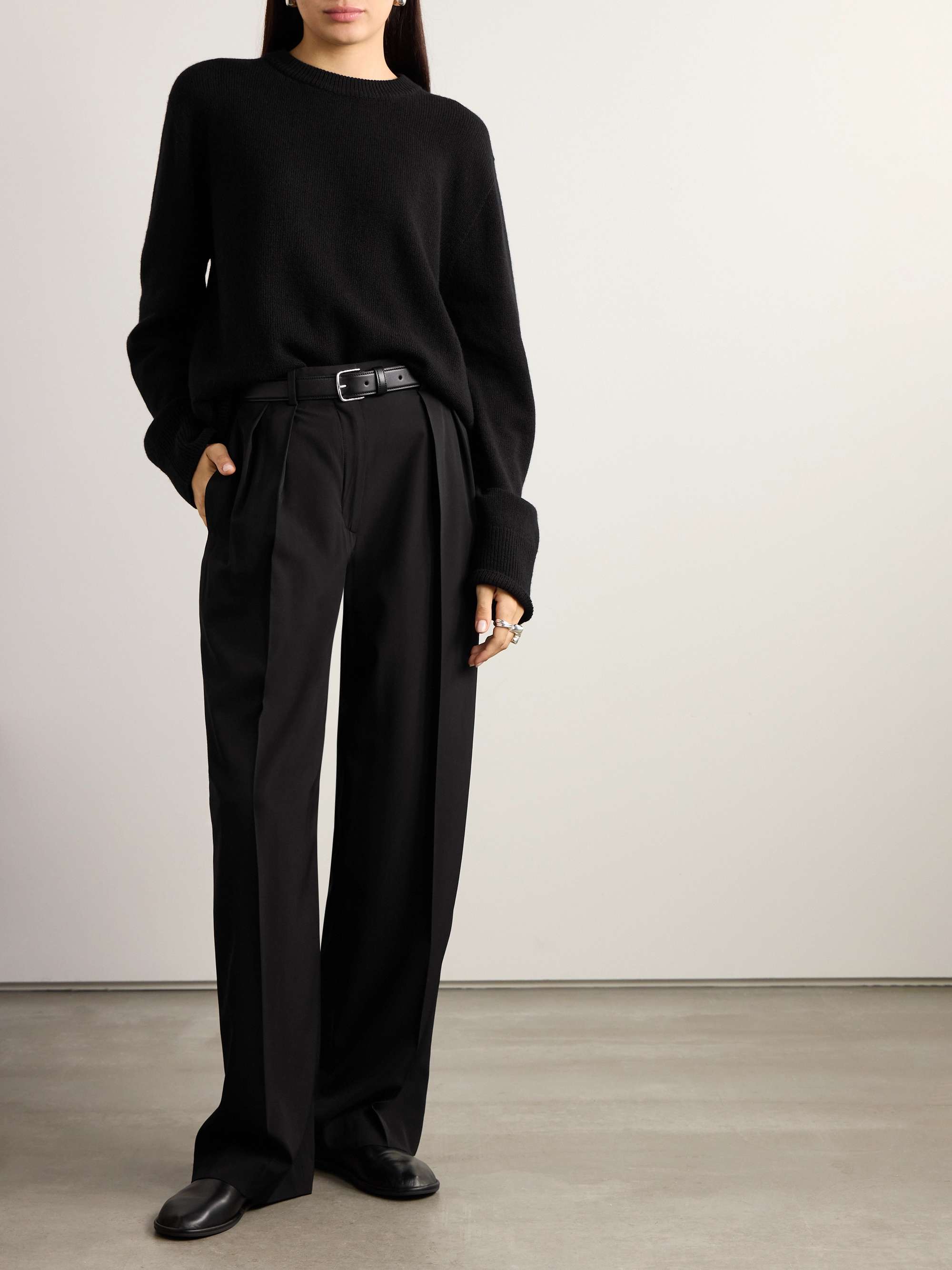 Essentials Igor crepe straight-leg pants view