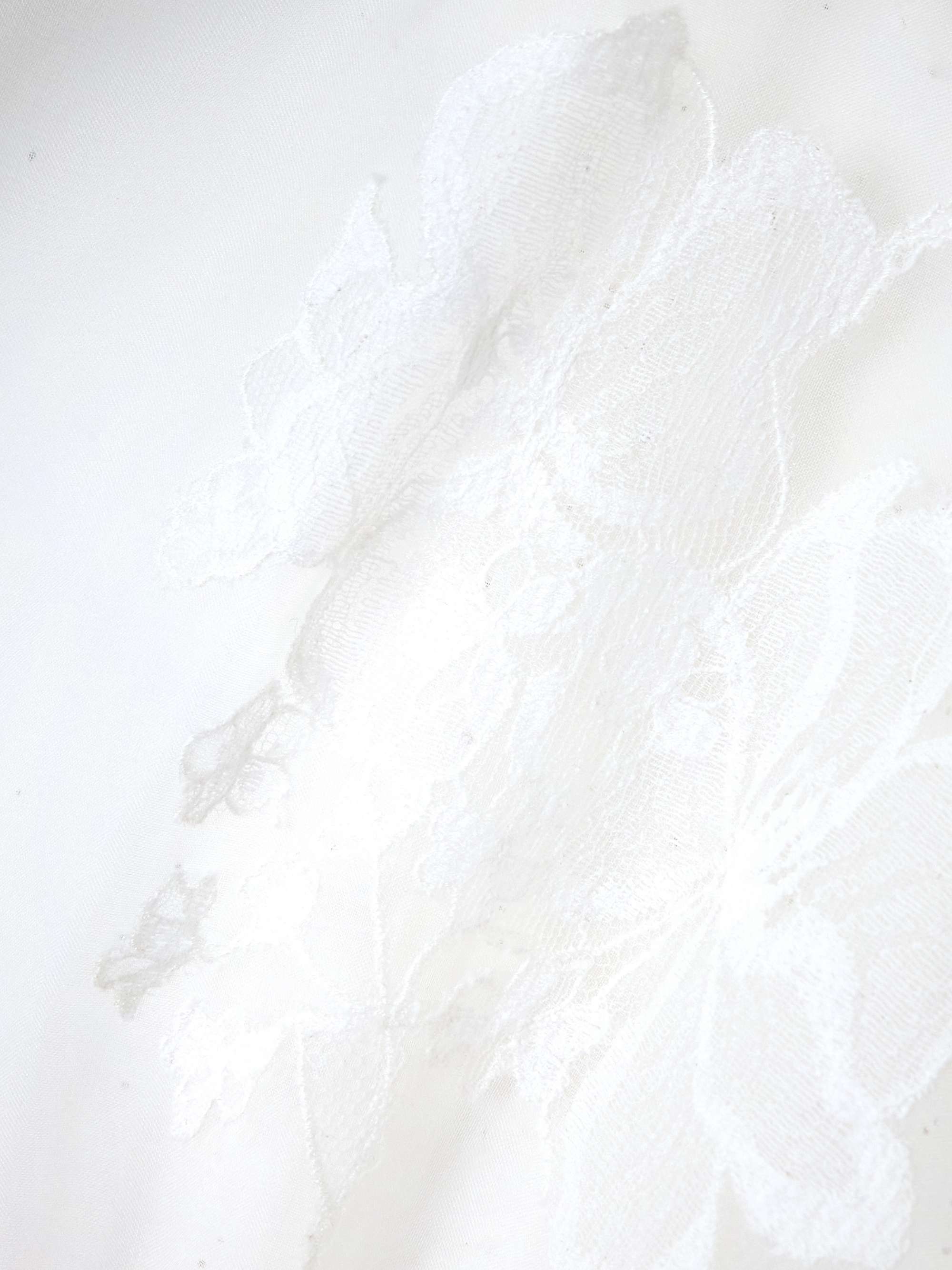 Belted embroidered silk-chiffon robe view