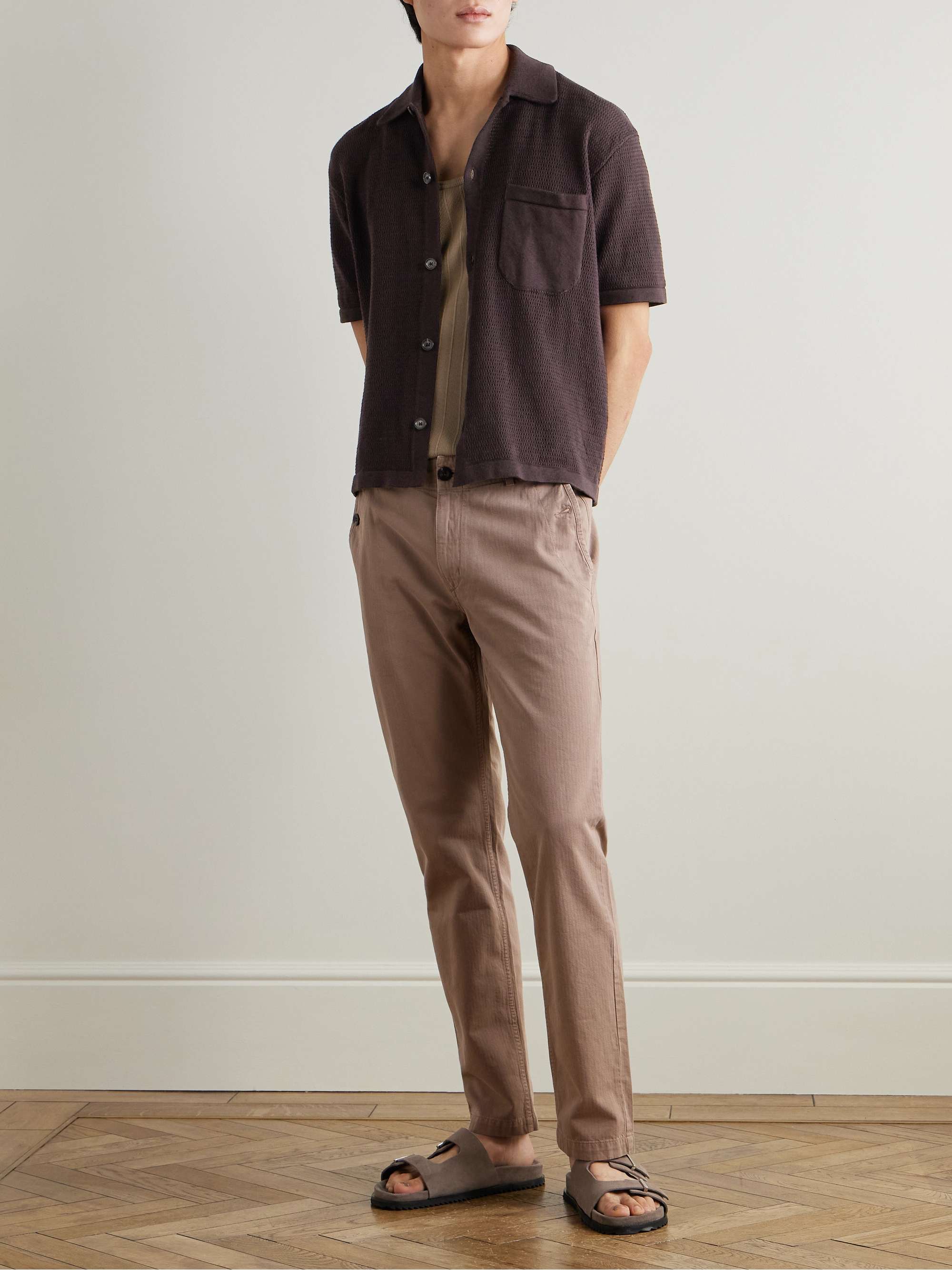 Open-Knit Organic Cotton Shirt view