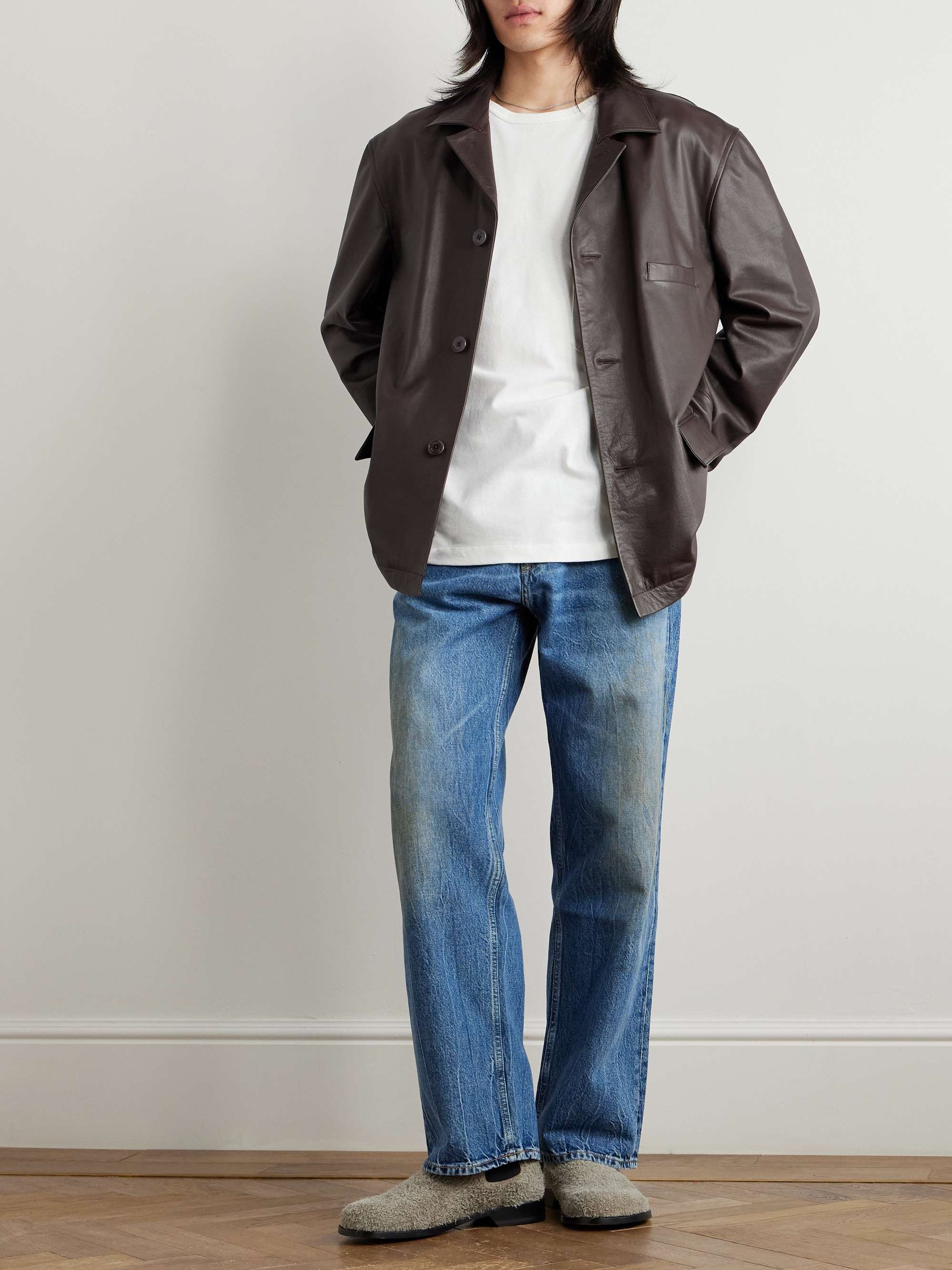Oversized Cotton and Linen-Blend Jersey T-Shirt view
