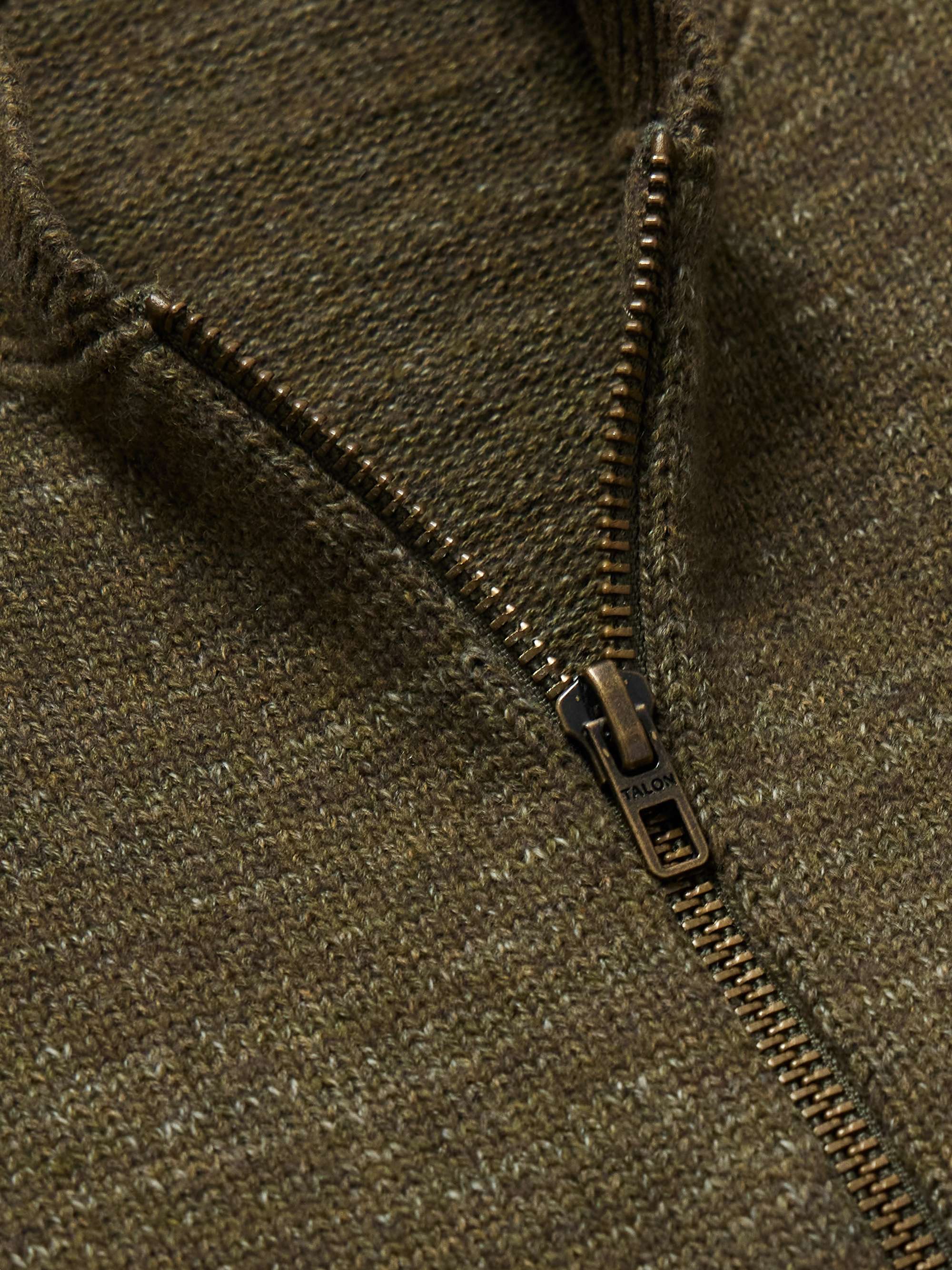 Cotton and Wool-Blend Cardigan view