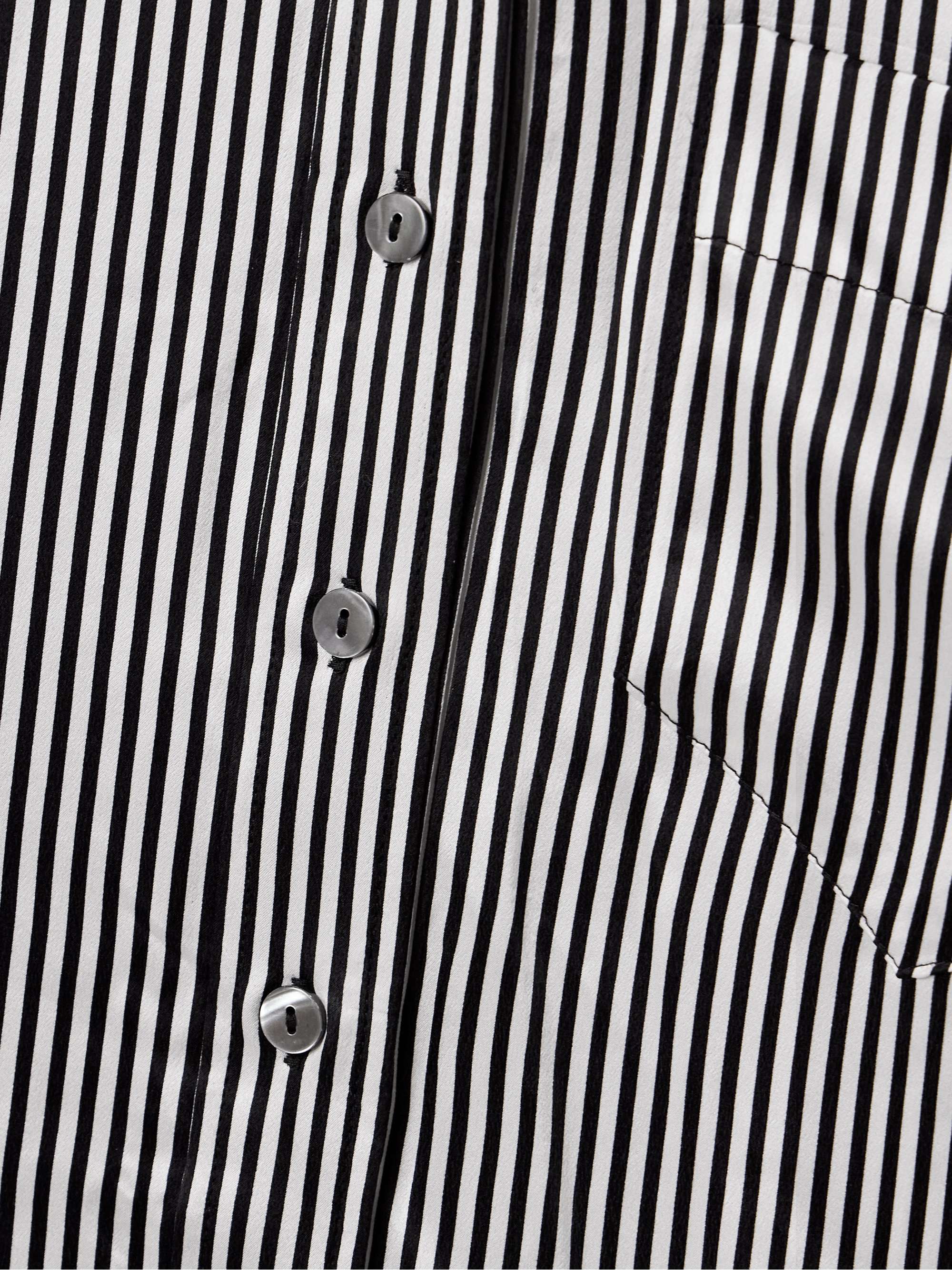 Kappa striped silk-satin shirt view