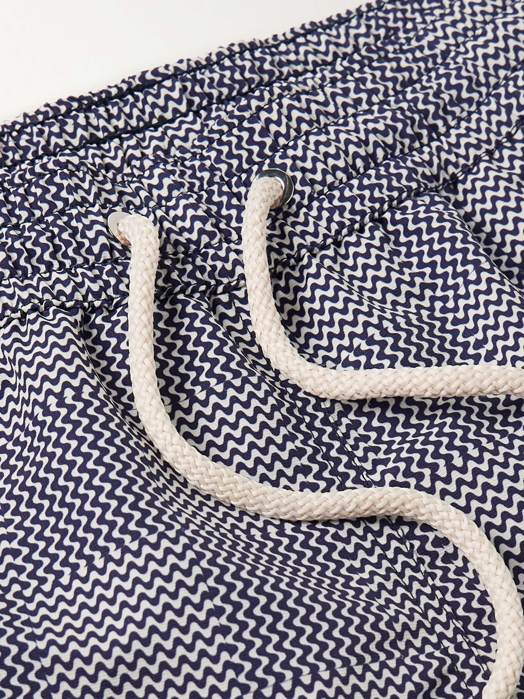 Copacabana Straight-Leg Long-Length Printed Recycled Swim Shorts view