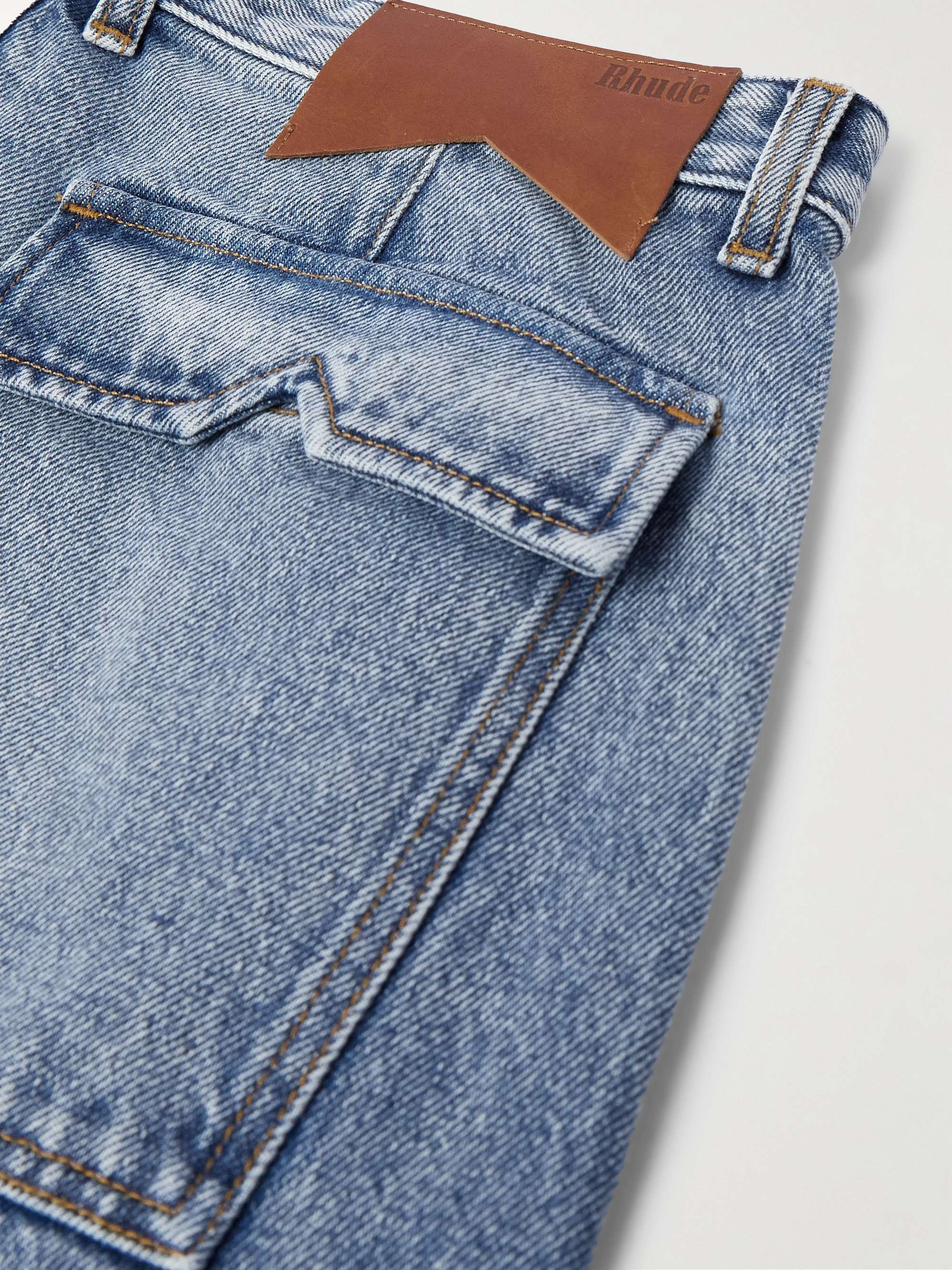 Denim Cargo Shorts view