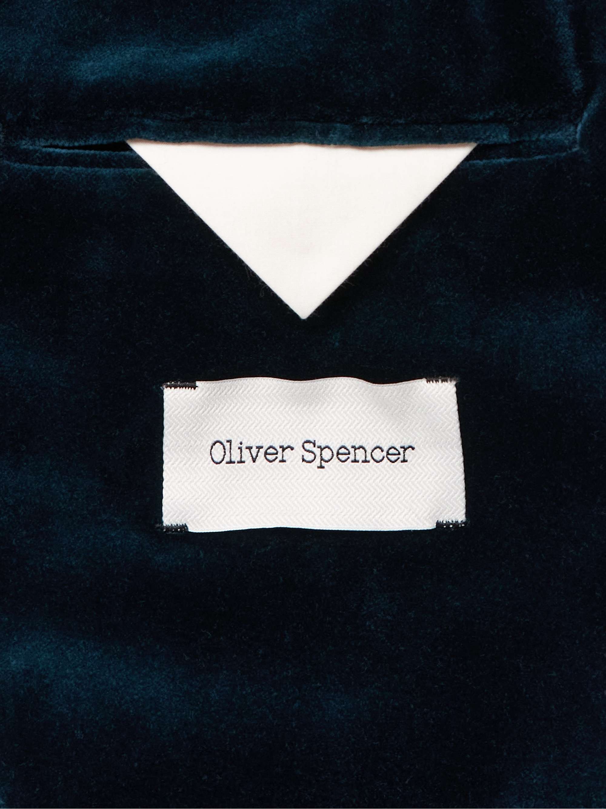 Double-Breasted Cotton-Velvet Blazer view