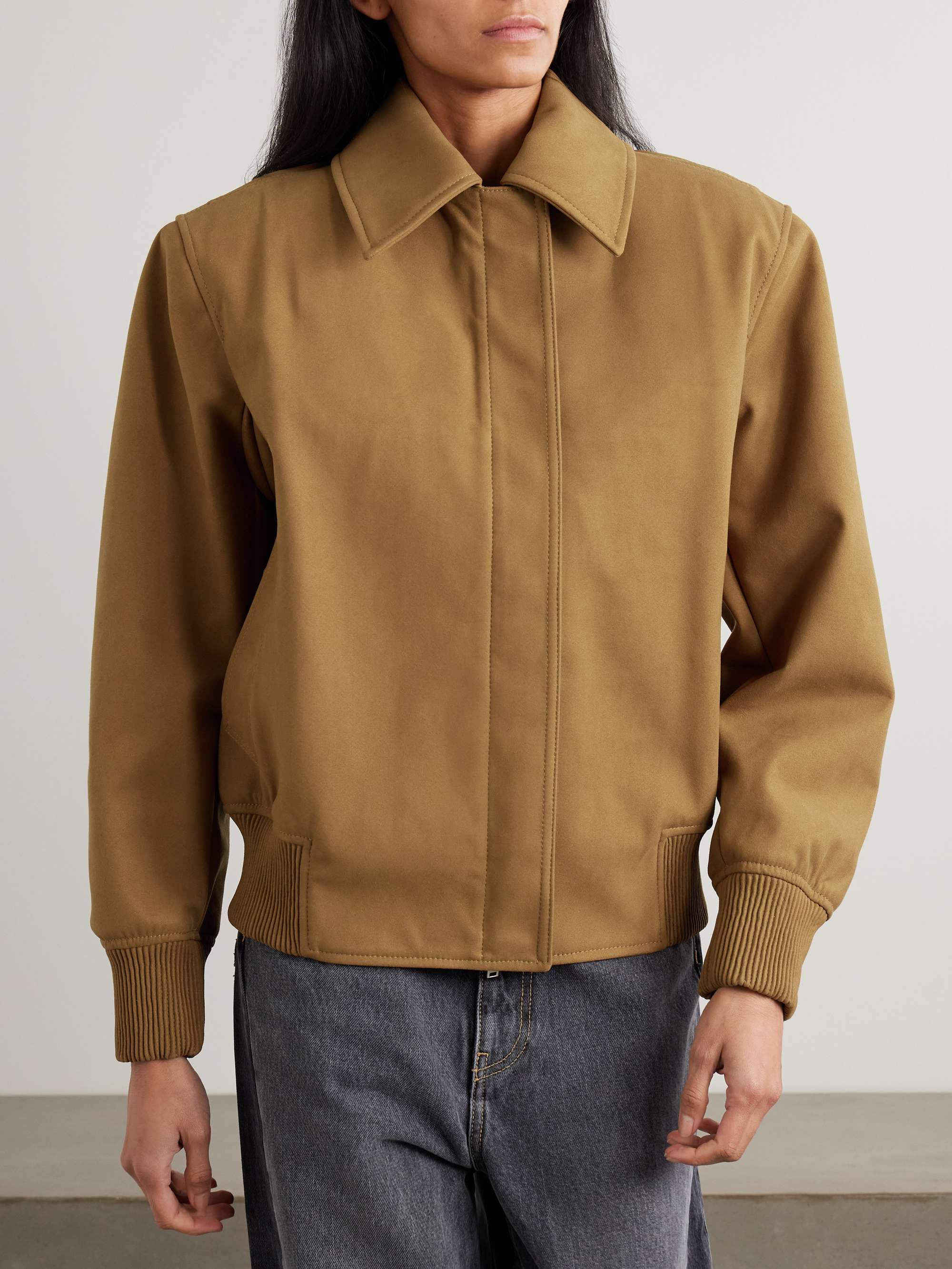 Oversized bomber jacket view