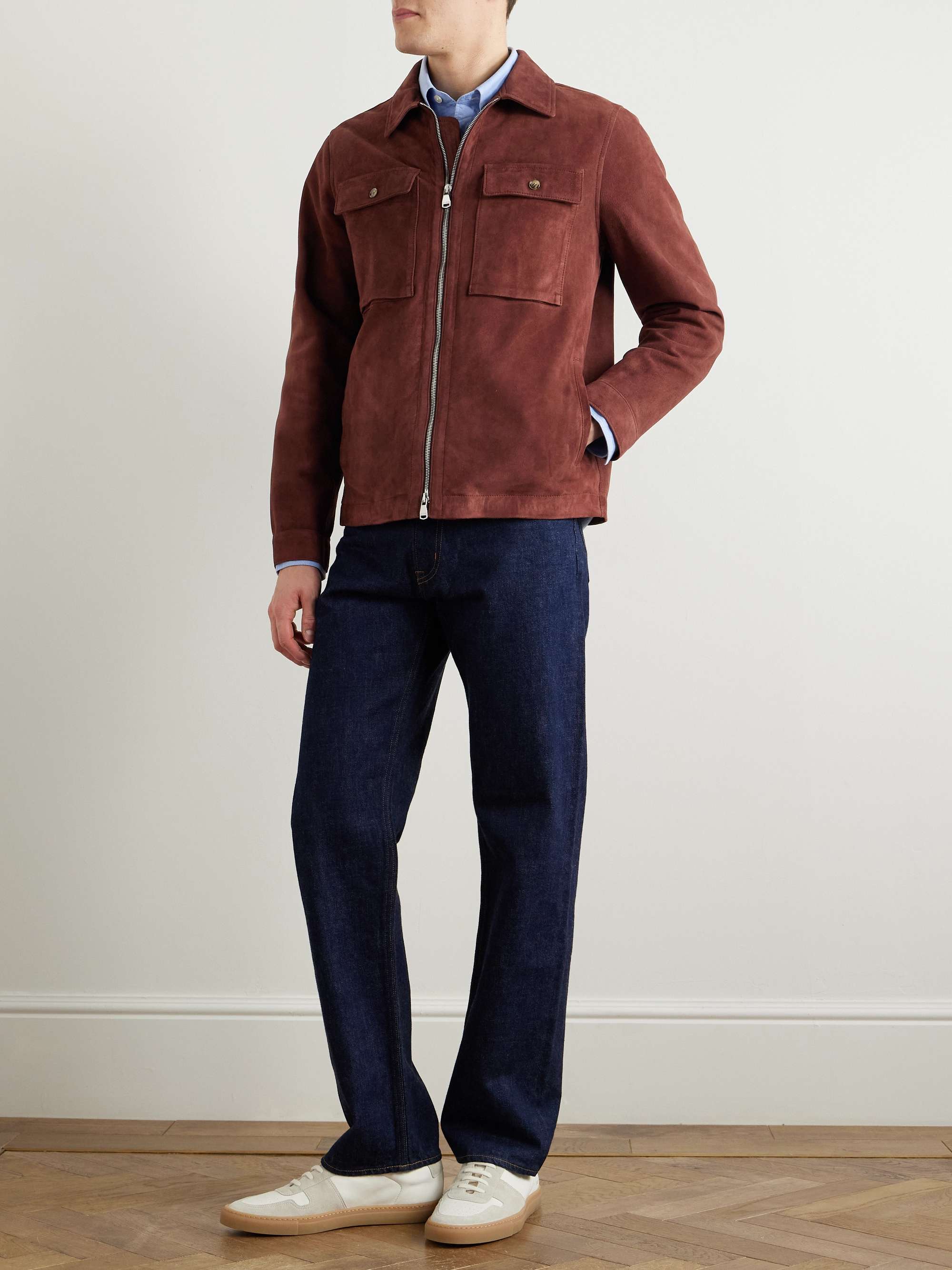 Jamie Suede Overshirt view