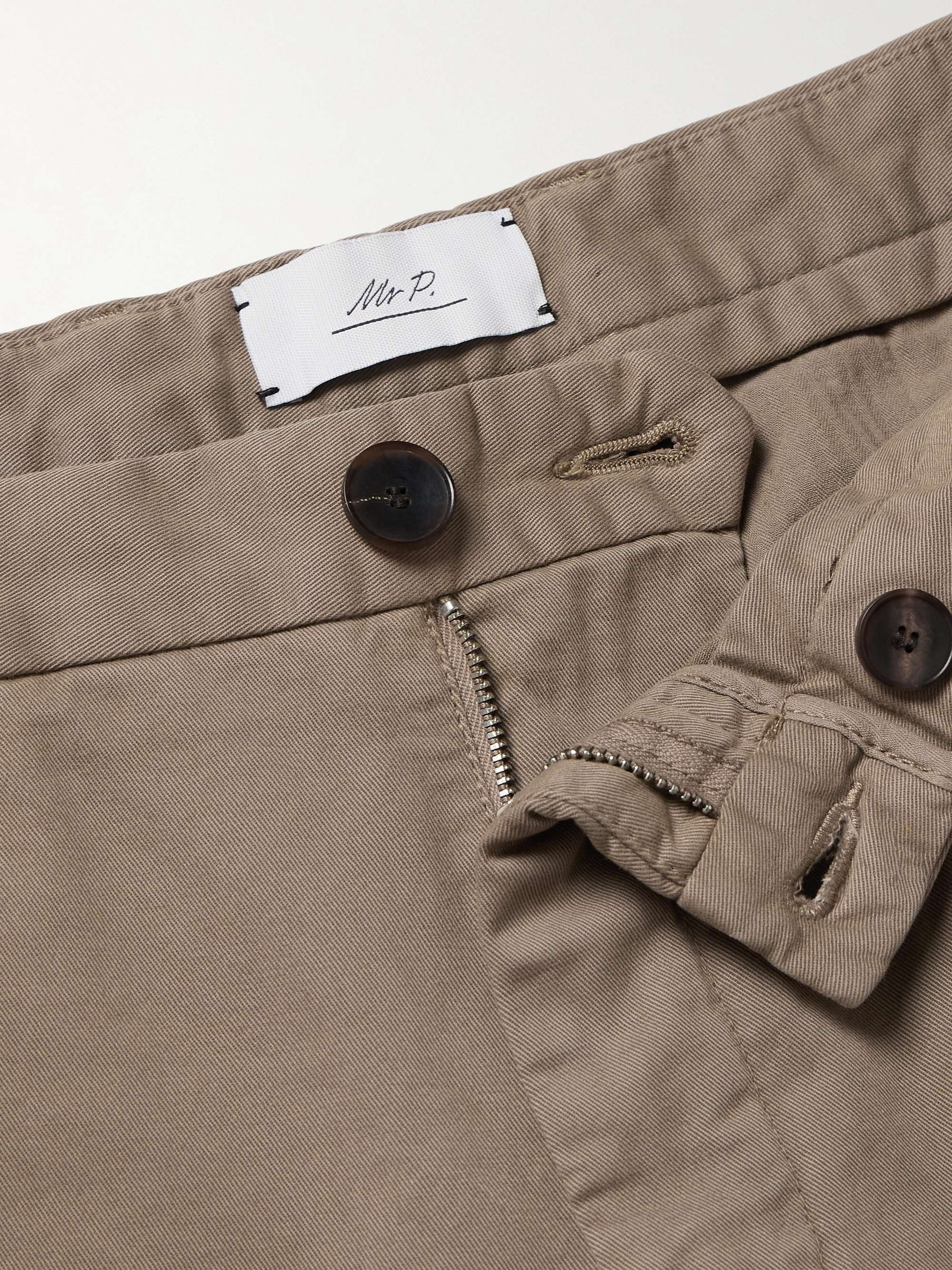 Adam Straight-Leg Cotton-Blend Twill Chinos view
