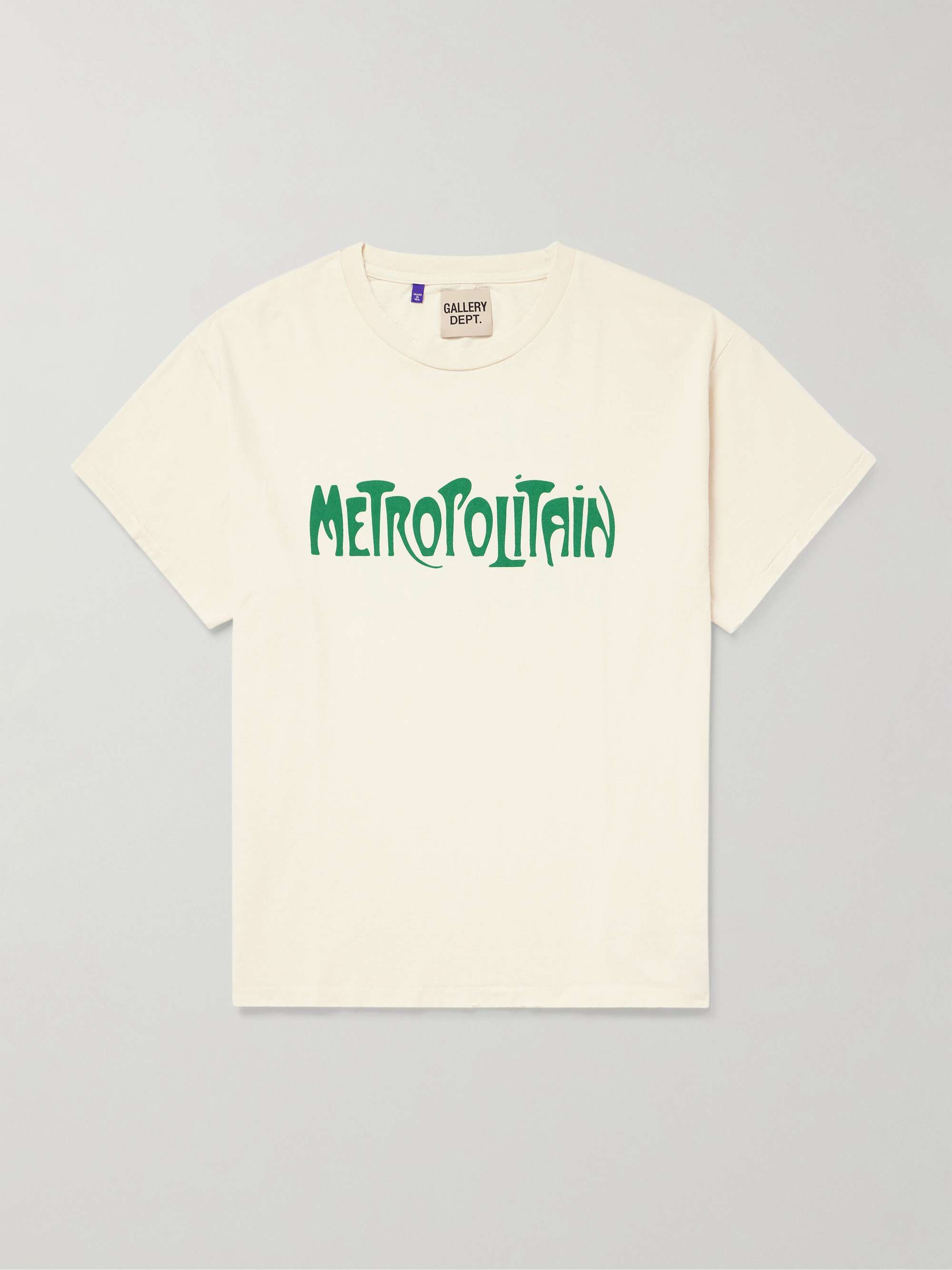 Self Title Printed Cotton-Jersey T-Shirt view