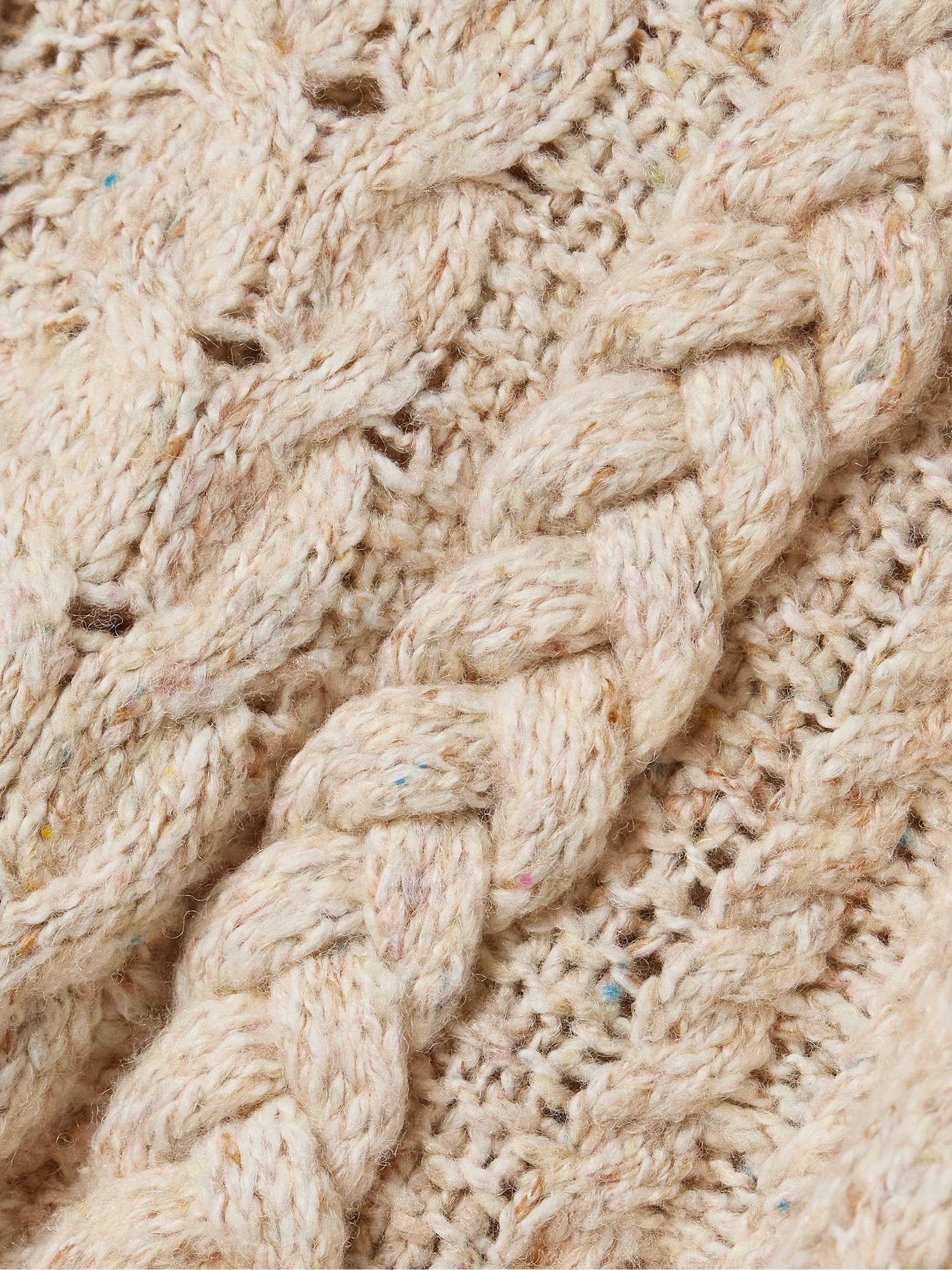 Padova cotton-blend cable-knit sweater view